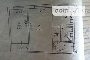 двухкомнатная квартира с мебелью в Черкассах, район Зеленый, в аренду на долгий срок помесячно фото 1