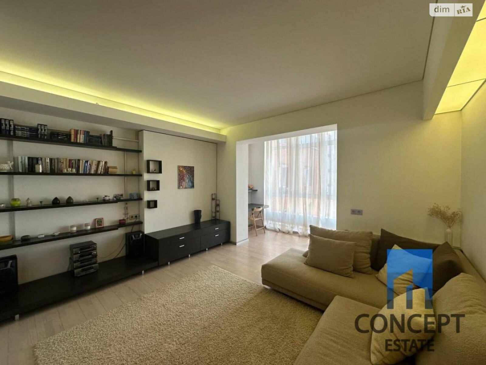 двухкомнатная квартира в Днепре, район Нагорный, на пер. Шевченко Тараса в аренду на долгий срок помесячно фото 1