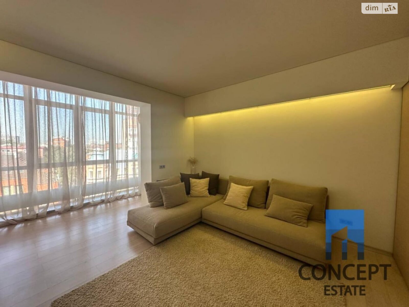 двухкомнатная квартира в Днепре, район Нагорный, на пер. Шевченко Тараса в аренду на долгий срок помесячно фото 1