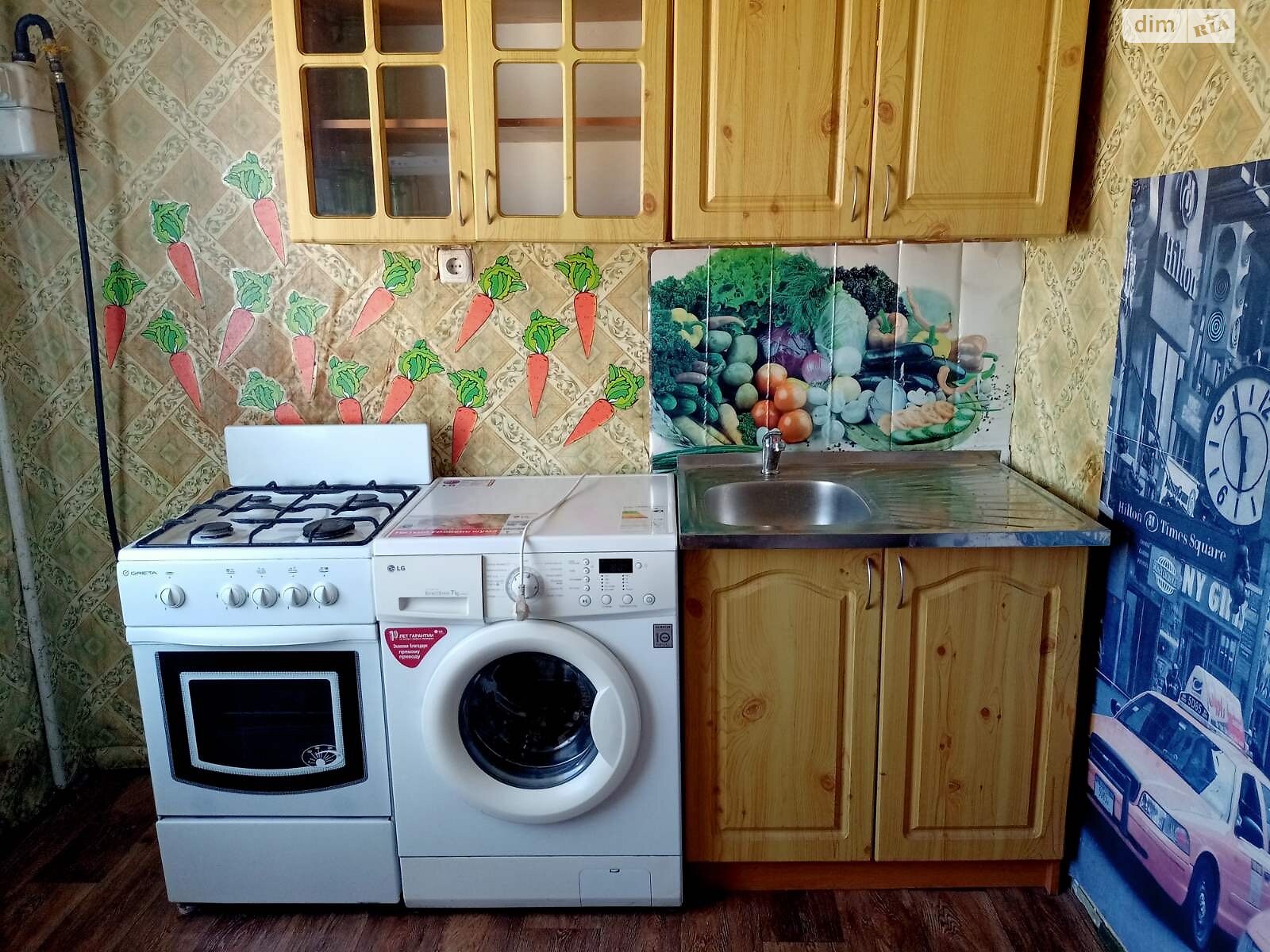 однокімнатна квартира в Дніпрі, район Парус, на вул. Метробудівська 12 в довготривалу оренду помісячно фото 1