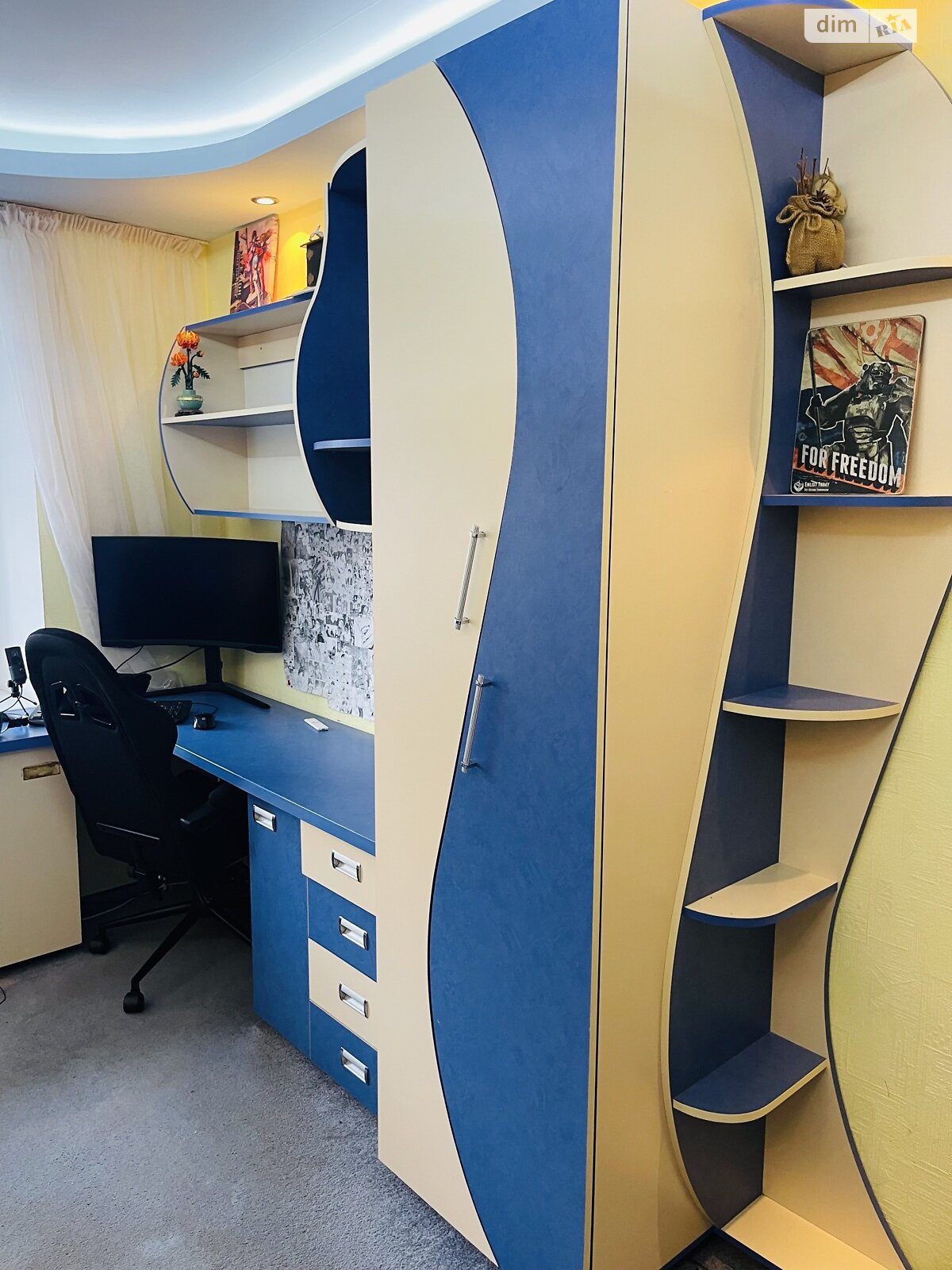 четырехкомнатная квартира в Днепре, район Покровский, на ул. Большая Диивська в аренду на долгий срок помесячно фото 1