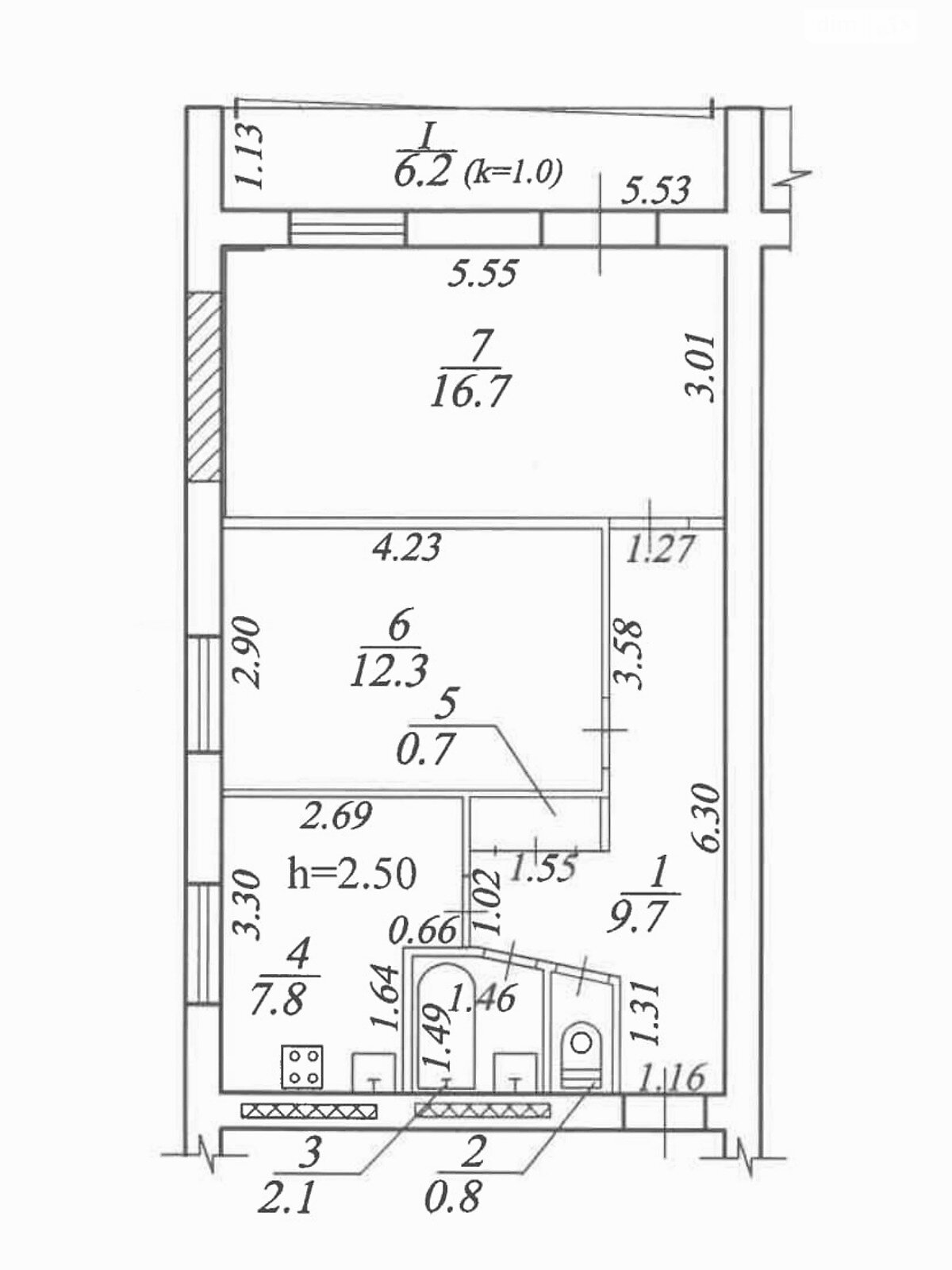 двухкомнатная квартира в Днепре, район Титовая, на просп. Хмельницкого Богдана 26А, кв. 13 в аренду на долгий срок помесячно фото 1 двухкомнатная квартира в Днепре, район Титовая, на просп. Хмельницкого Богдана 26А, кв. 13 в аренду на долгий срок помесячно фото 1