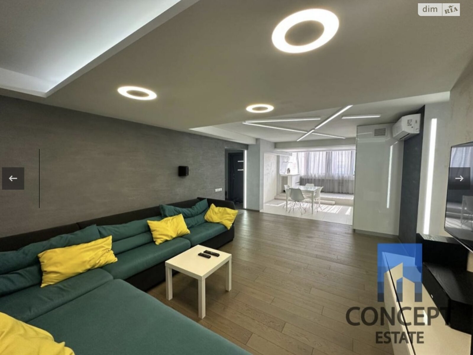 трехкомнатная квартира в Днепре, район Соборный, на ул. Исполкомовская 7 в аренду на долгий срок помесячно фото 1