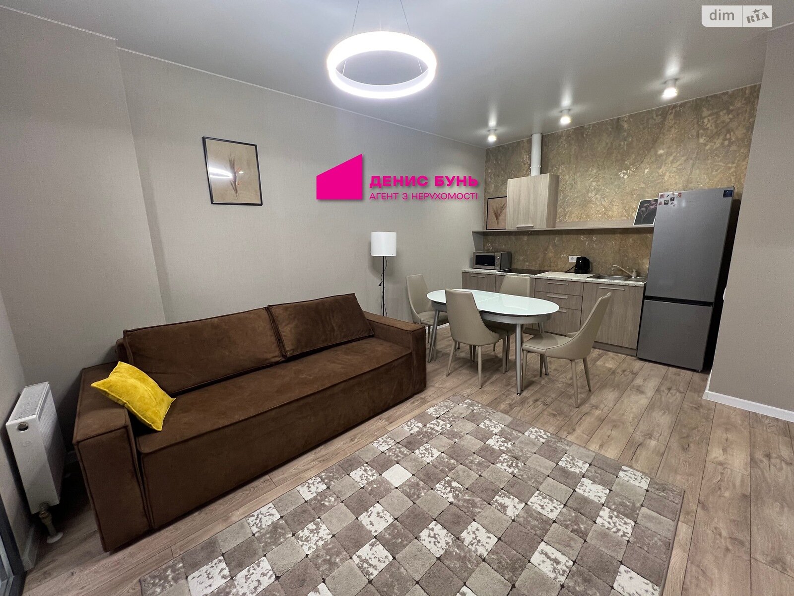 однокомнатная квартира в Днепре, район Центральный, на бул. Кучеревского 1 в аренду на долгий срок помесячно фото 1