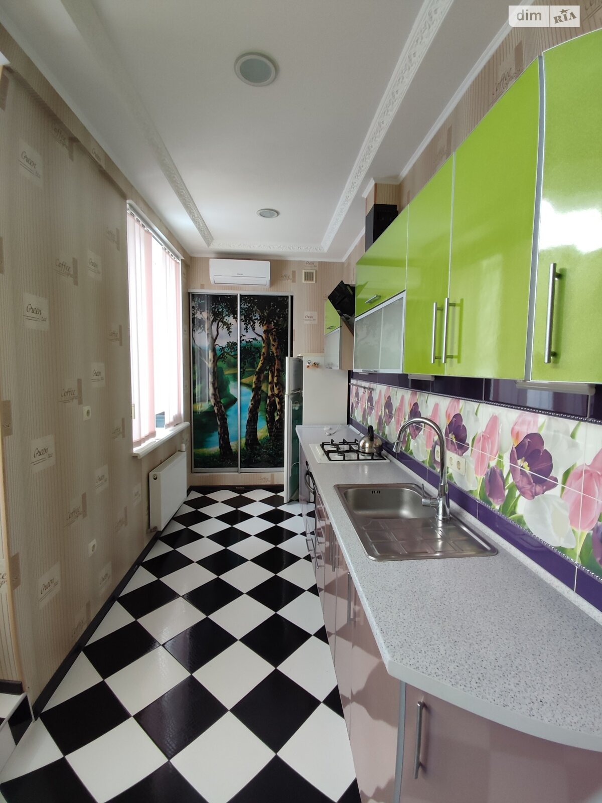 двухкомнатная квартира в Харькове, район ХТЗ, на ул. Библика 4 в аренду на долгий срок помесячно фото 1