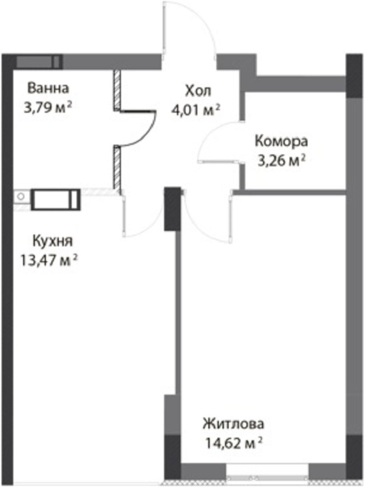 однокімнатна квартира в Ірпені, район Ірпінь, на вул. Університетська 3/11 в довготривалу оренду помісячно фото 1 однокімнатна квартира в Ірпені, район Ірпінь, на вул. Університетська 3/11 в довготривалу оренду помісячно фото 1