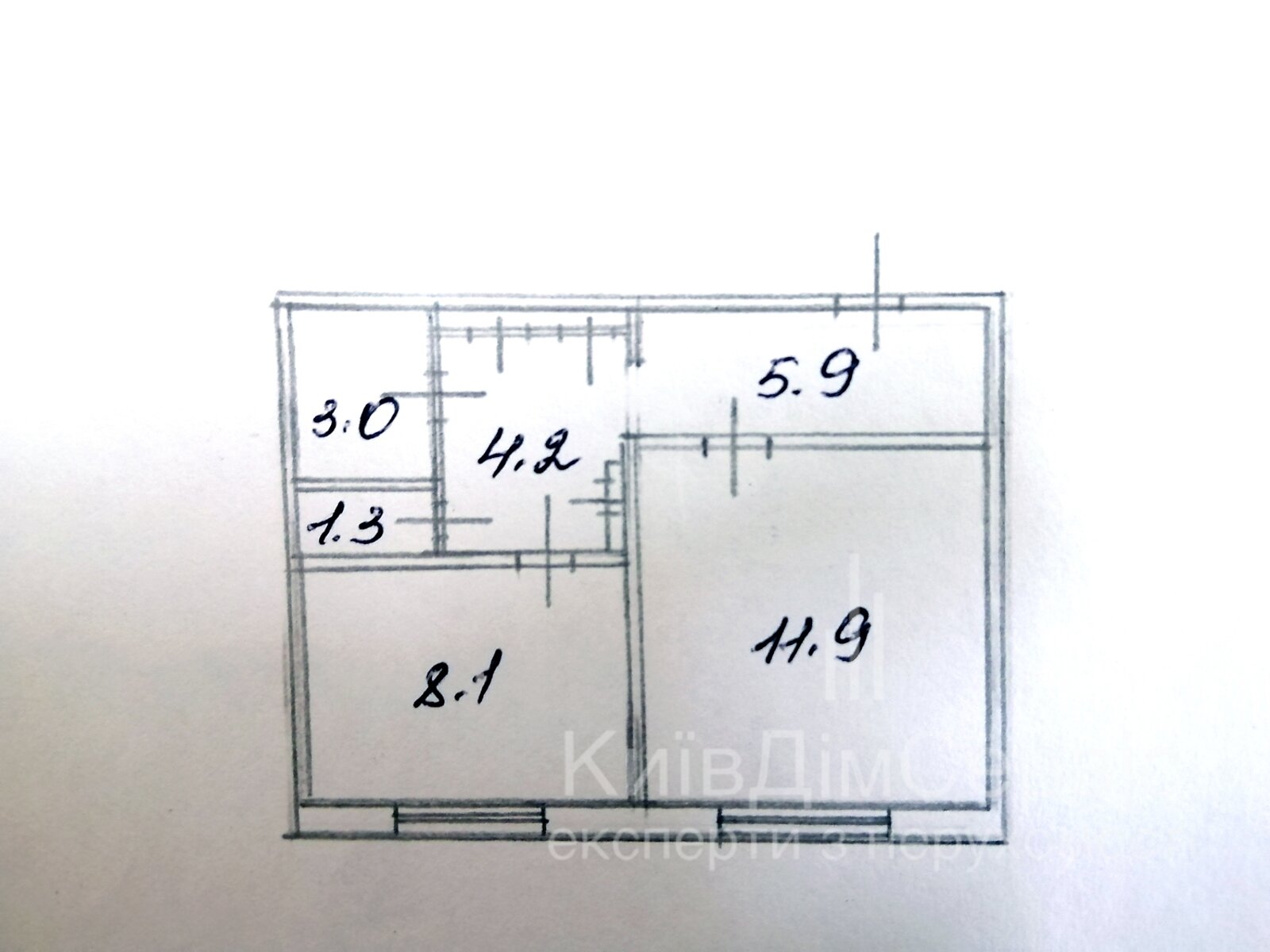 однокомнатная квартира в Киеве, район Святошинский, на ул. Академика Ефремова 9 в аренду на долгий срок помесячно фото 1