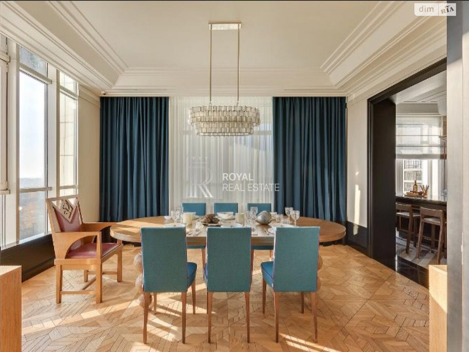 четырехкомнатная квартира в Киеве, район Печерский, на ул. Андрея Верхогляда 7 в аренду на долгий срок помесячно фото 1