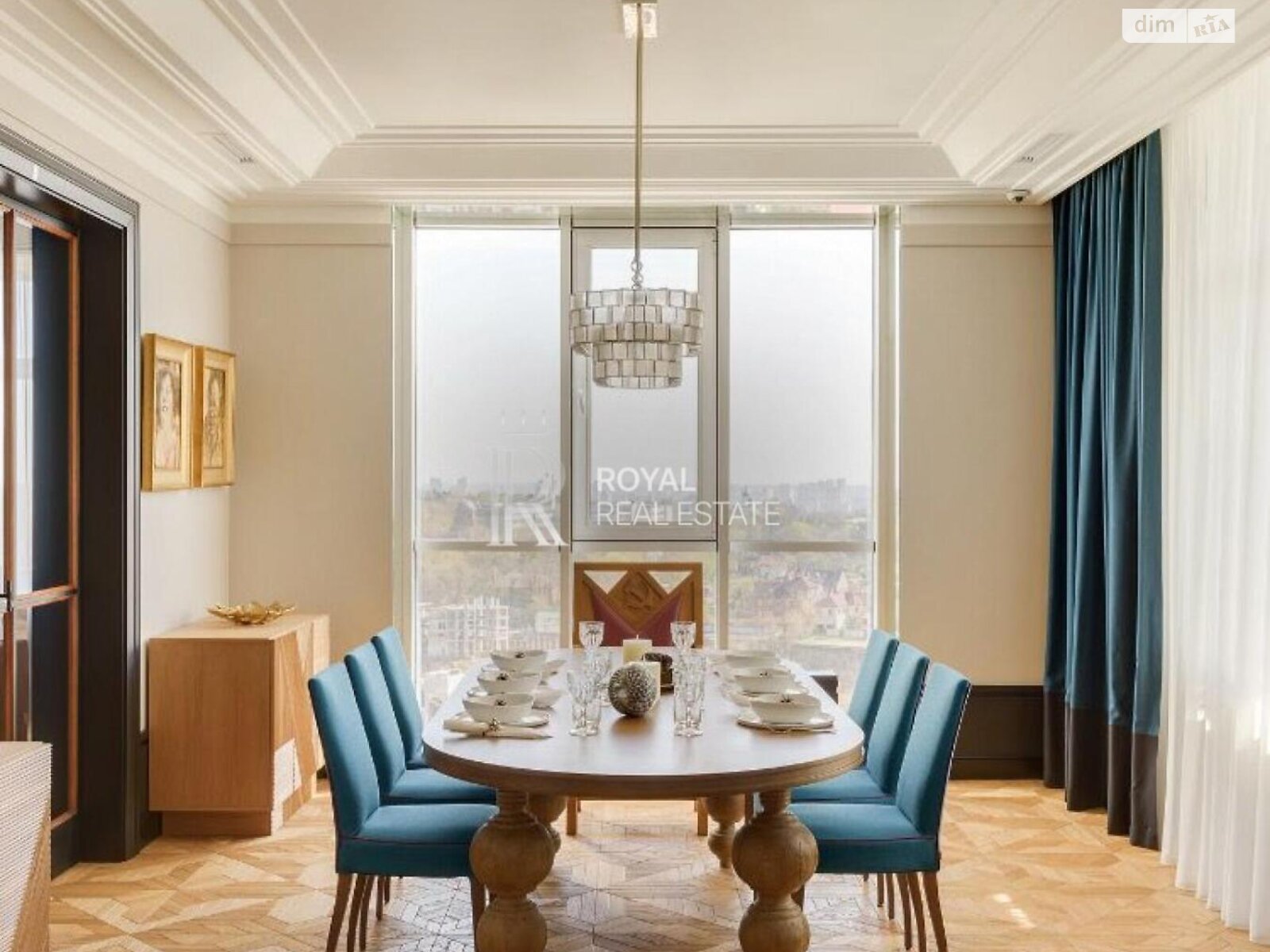 четырехкомнатная квартира в Киеве, район Печерский, на ул. Андрея Верхогляда 7 в аренду на долгий срок помесячно фото 1