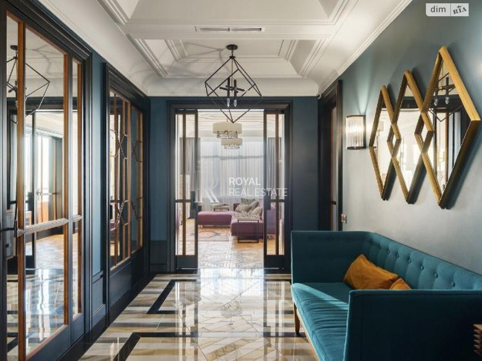 четырехкомнатная квартира в Киеве, район Печерский, на ул. Андрея Верхогляда 7 в аренду на долгий срок помесячно фото 1