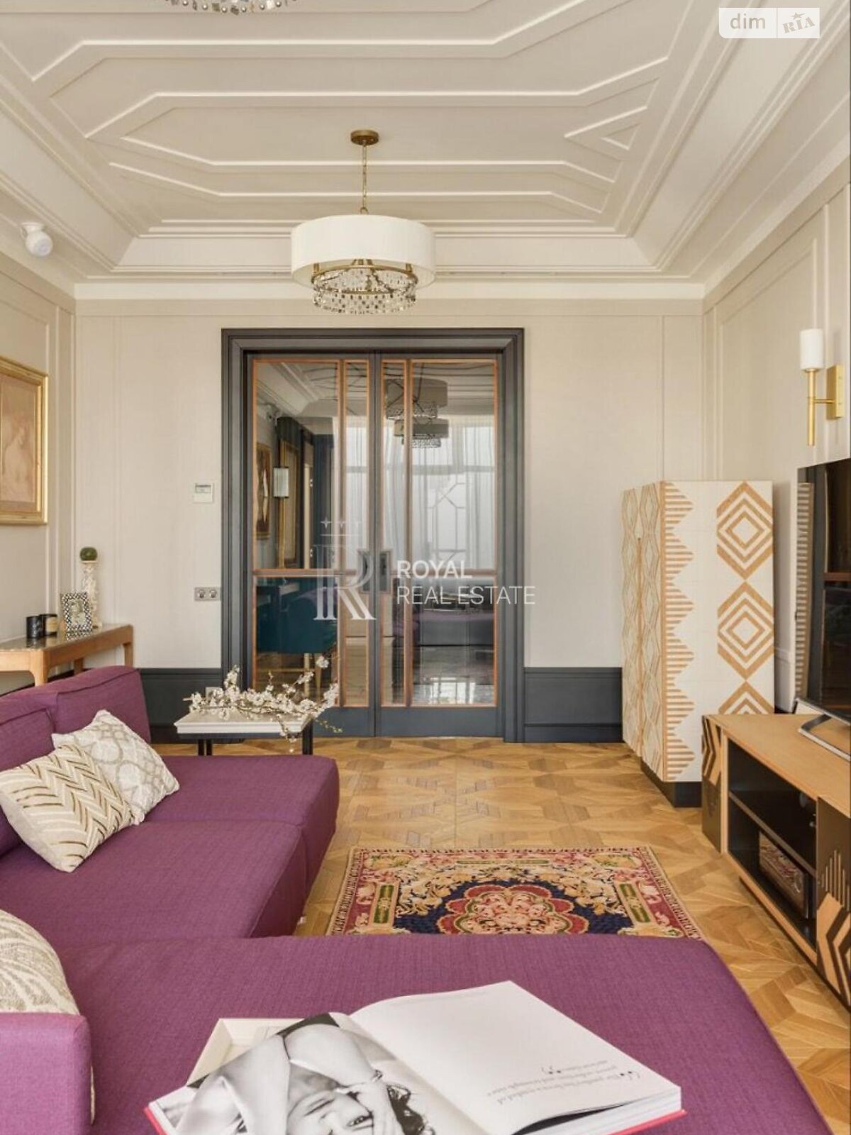 четырехкомнатная квартира в Киеве, район Печерский, на ул. Андрея Верхогляда 7 в аренду на долгий срок помесячно фото 1