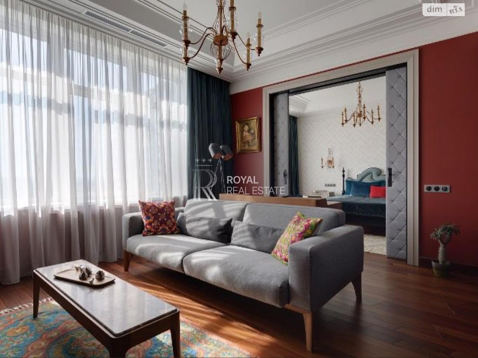 четырехкомнатная квартира в Киеве, район Печерский, на ул. Андрея Верхогляда 7 в аренду на долгий срок помесячно фото 1