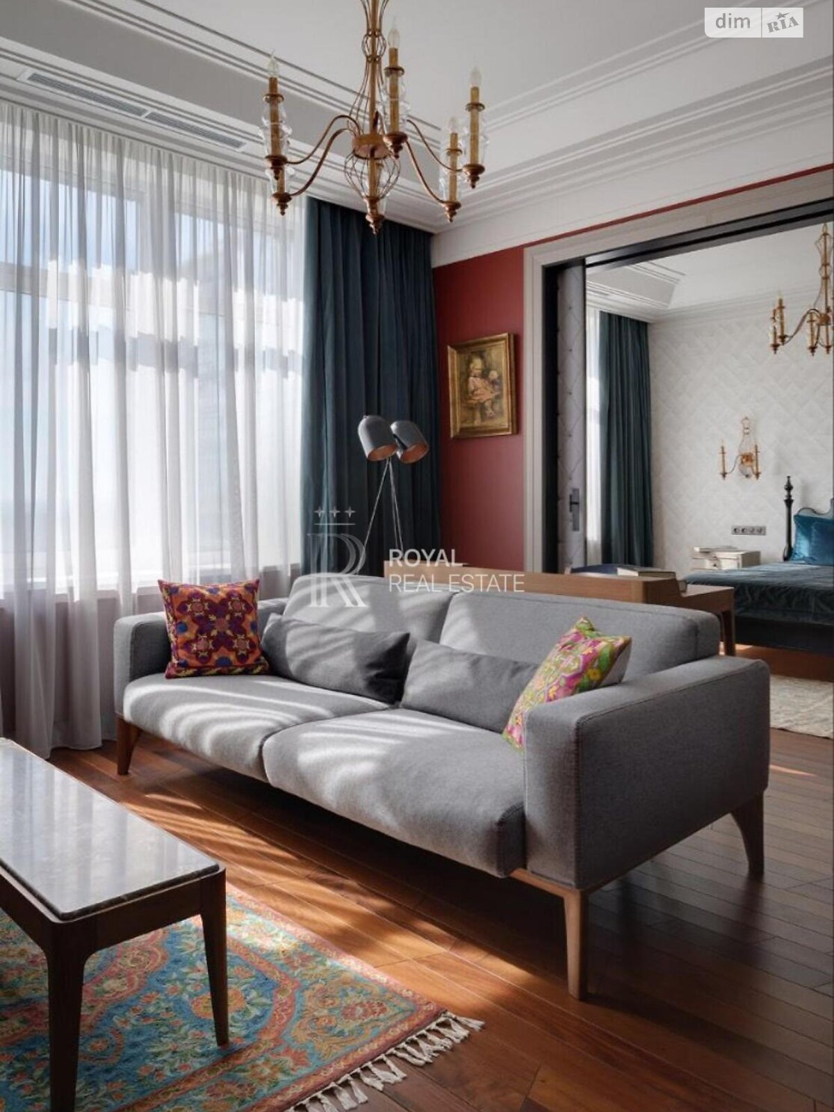 четырехкомнатная квартира в Киеве, район Печерский, на ул. Андрея Верхогляда 7 в аренду на долгий срок помесячно фото 1