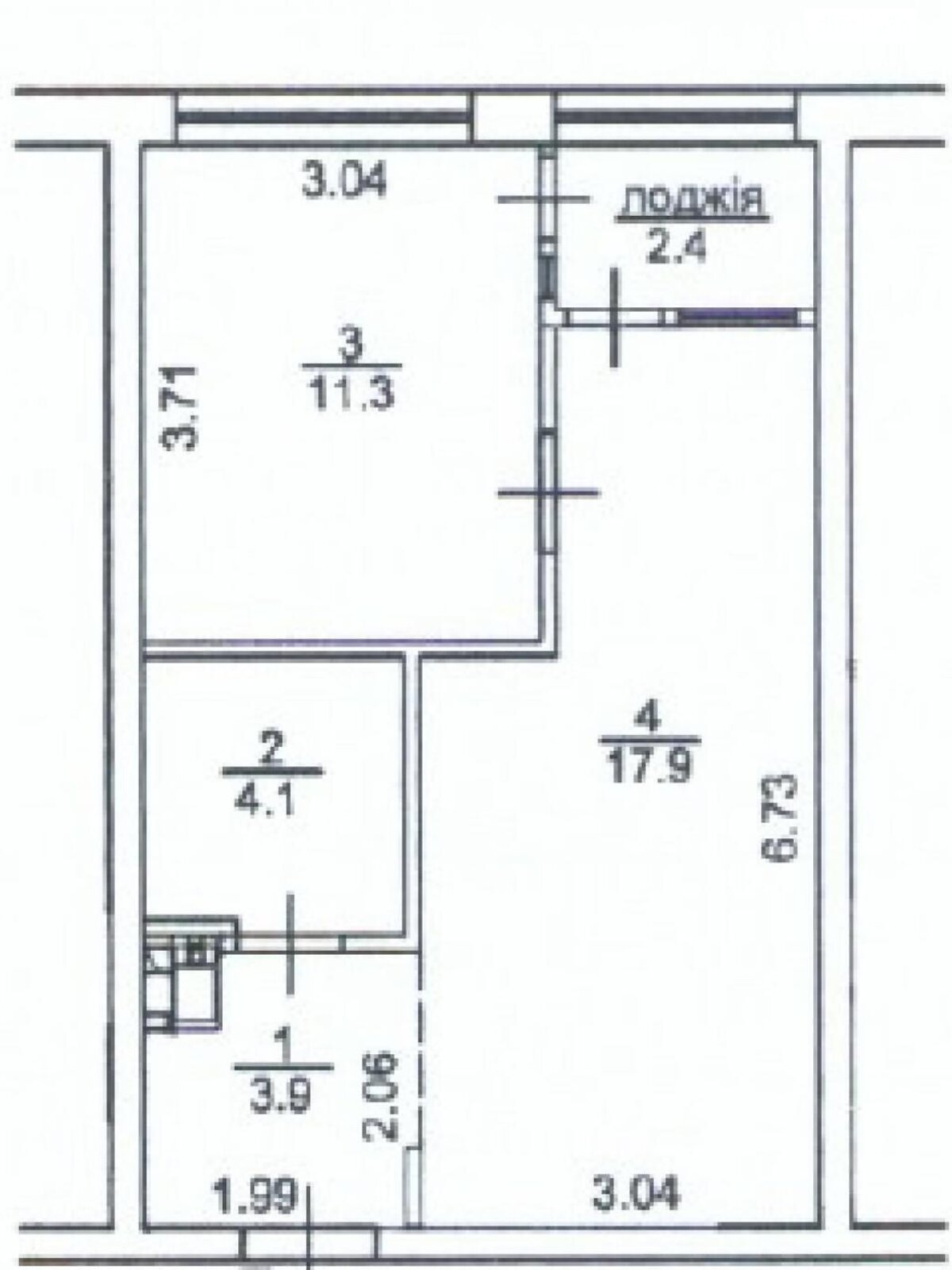 однокімнатна квартира в Києві, район Деміївка, на просп. Голосіївський в довготривалу оренду помісячно фото 1