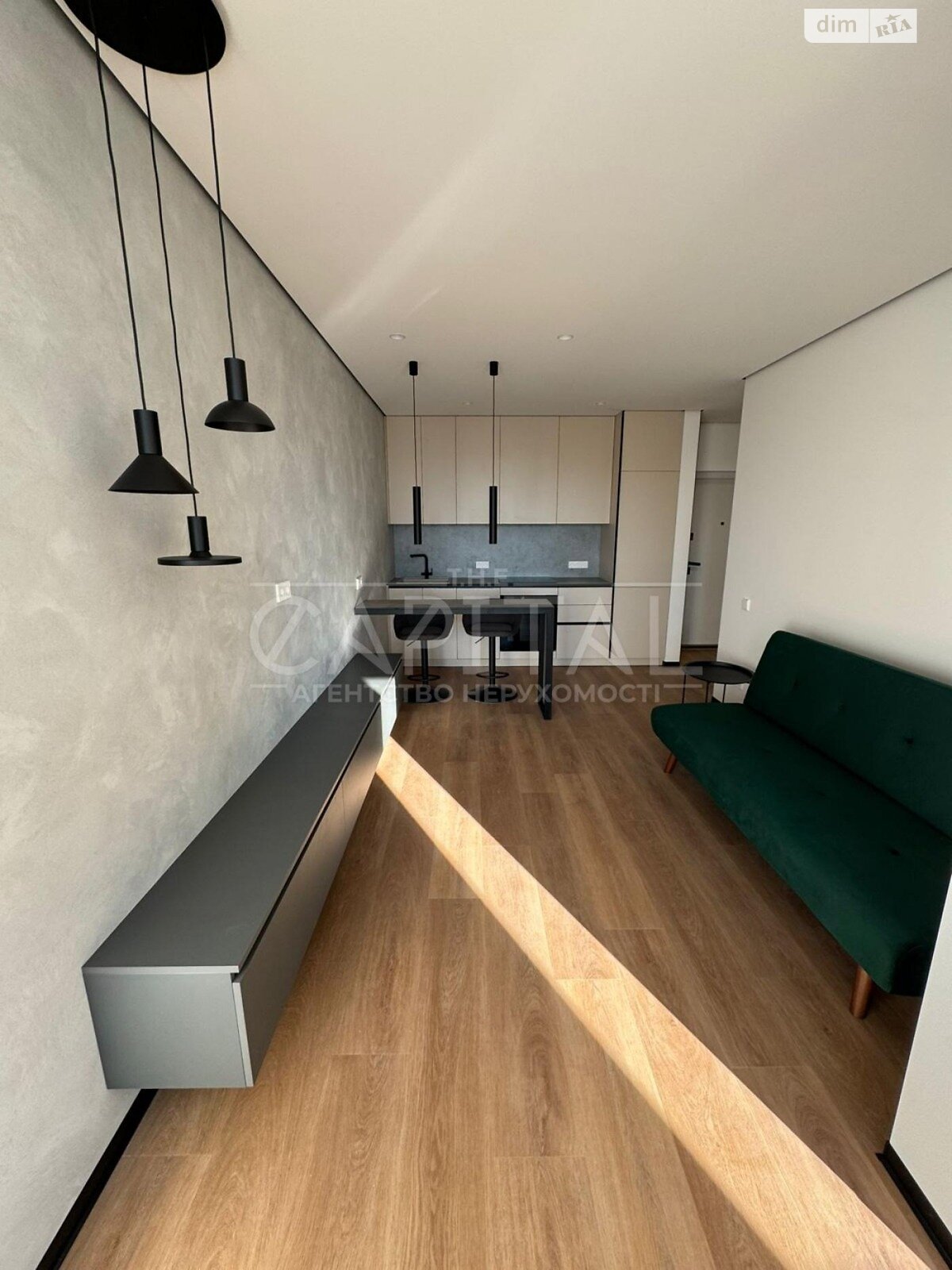 однокімнатна квартира в Києві, район Голосіїв, на просп. Голосіївський 76 в довготривалу оренду помісячно фото 1