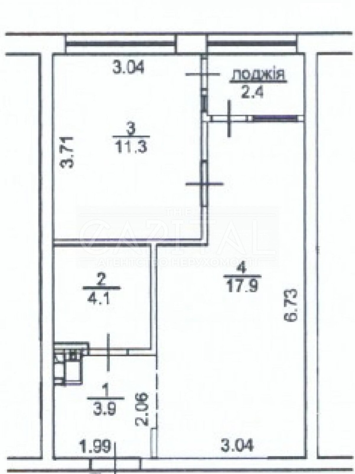 однокімнатна квартира в Києві, район Голосіїв, на просп. Голосіївський 76 в довготривалу оренду помісячно фото 1