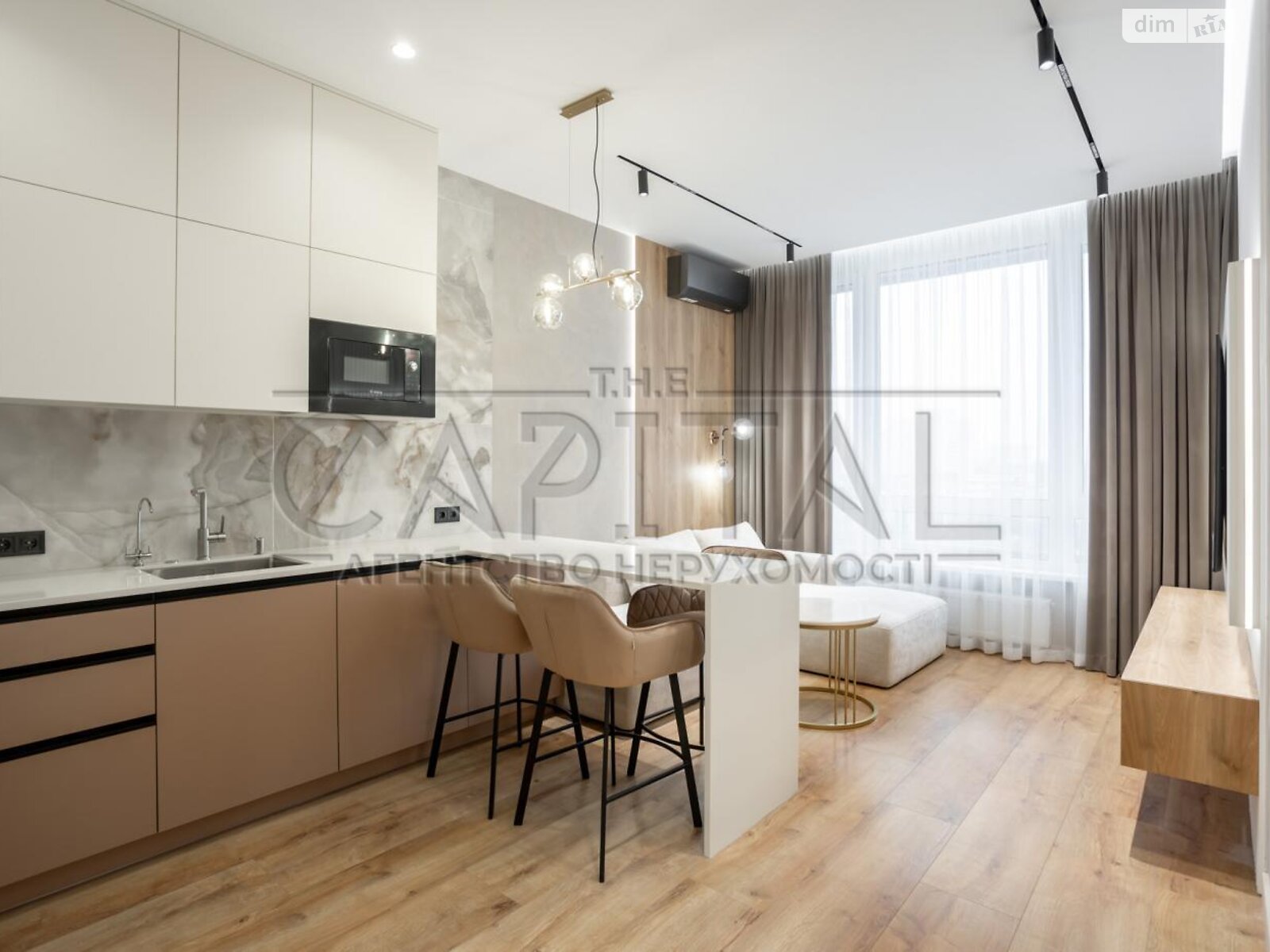 однокімнатна квартира в Києві, район Голосіїв, на просп. Голосіївський 76 в довготривалу оренду помісячно фото 1