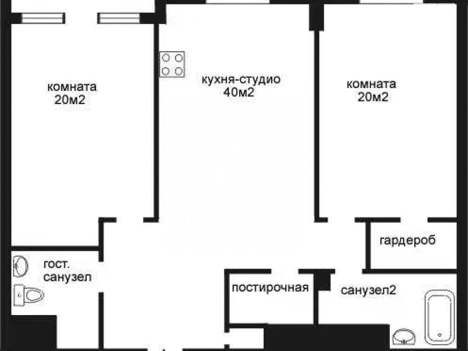 трикімнатна квартира в Києві, район Голосіївський, на вул. Жилянська 59 в довготривалу оренду помісячно фото 1