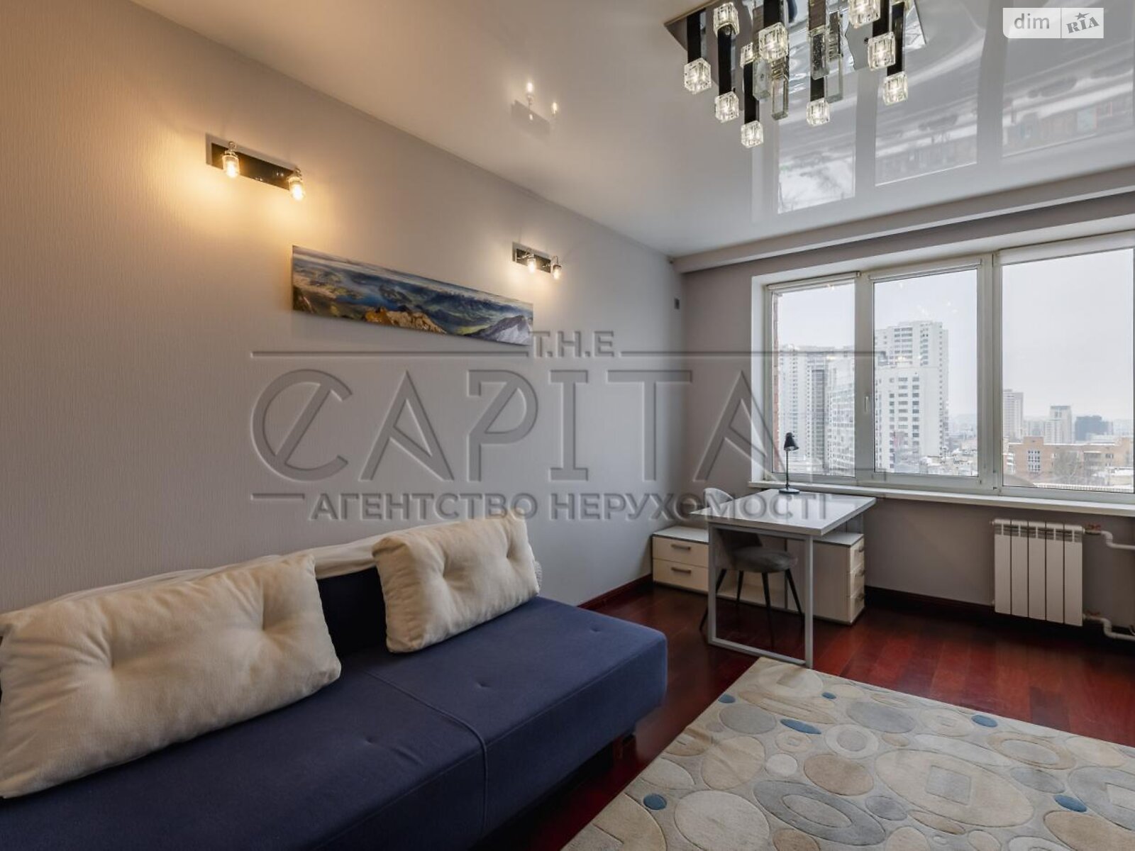 четырехкомнатная квартира в Киеве, район Печерский, на бул. Леси Украинки 21А в аренду на долгий срок помесячно фото 1