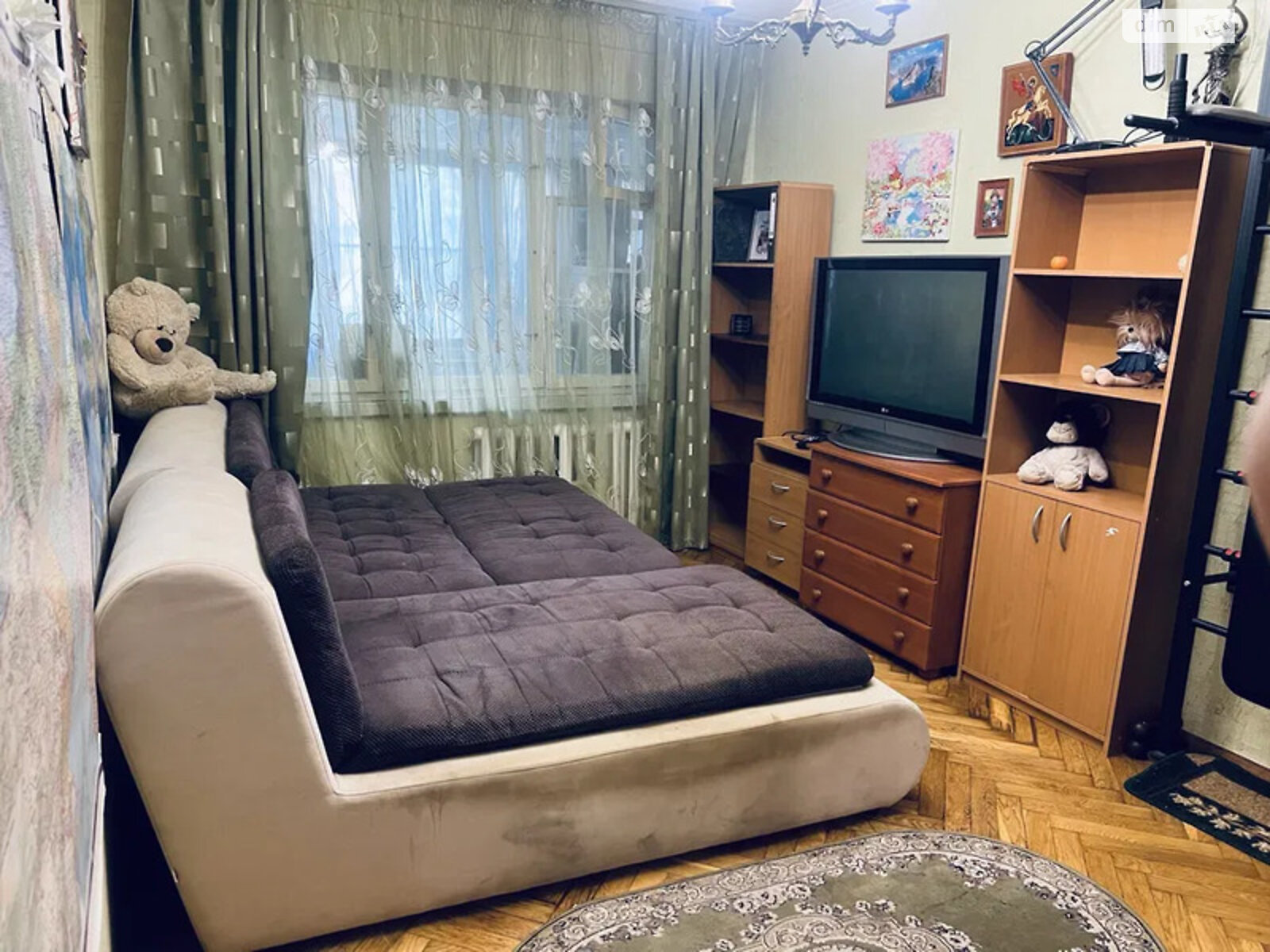 двокімнатна квартира в Києві, район Лісовий Масив, на вул. Мілютенка 16 в довготривалу оренду помісячно фото 1