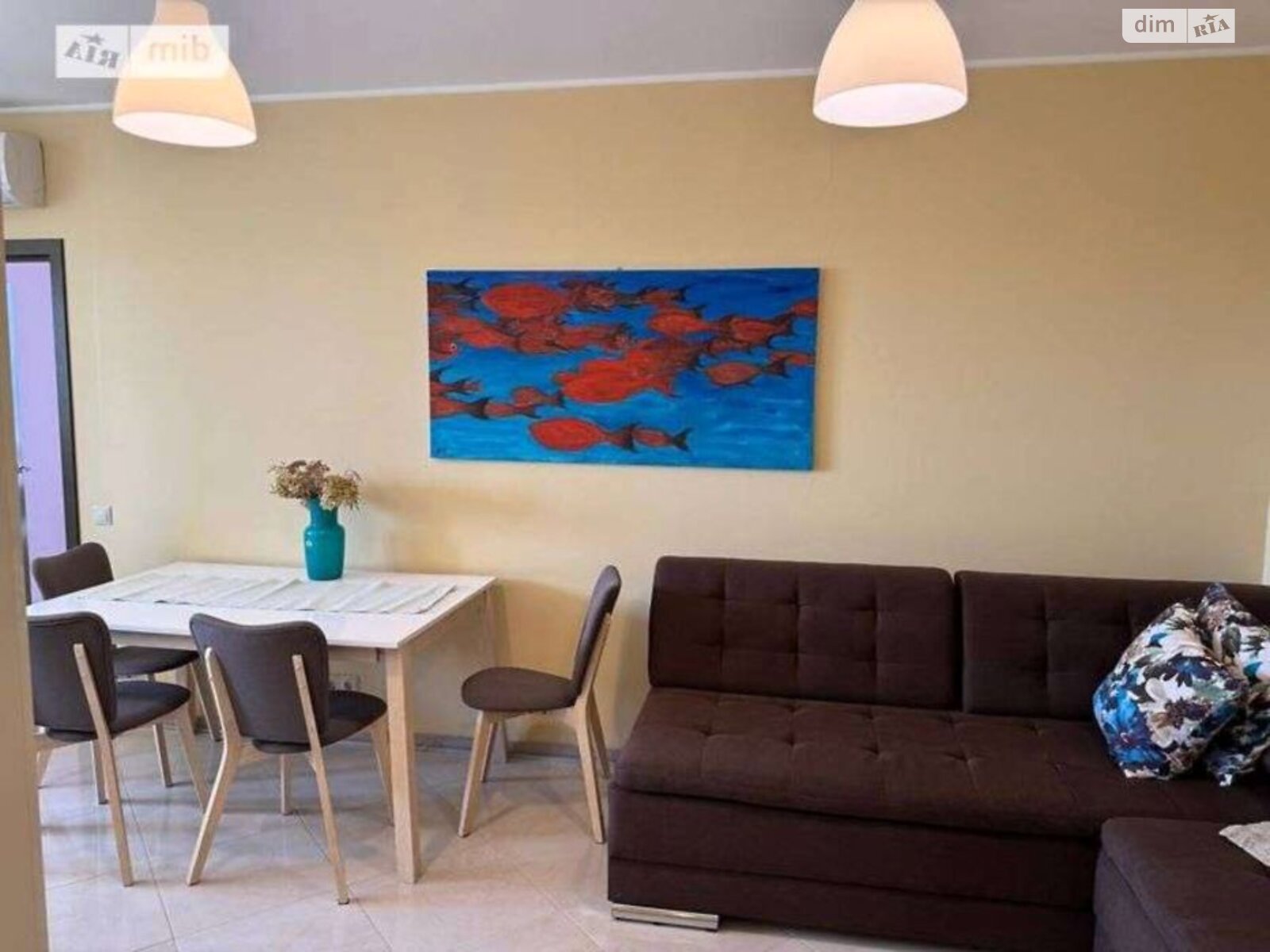 двухкомнатная квартира в Киеве, на пер. Лобачевского 7А в аренду на долгий срок помесячно фото 1