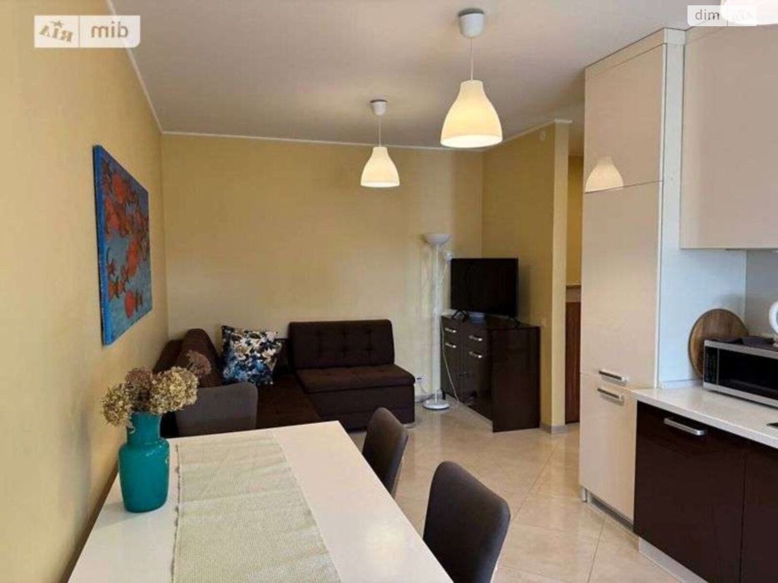 двухкомнатная квартира в Киеве, на пер. Лобачевского 7А в аренду на долгий срок помесячно фото 1