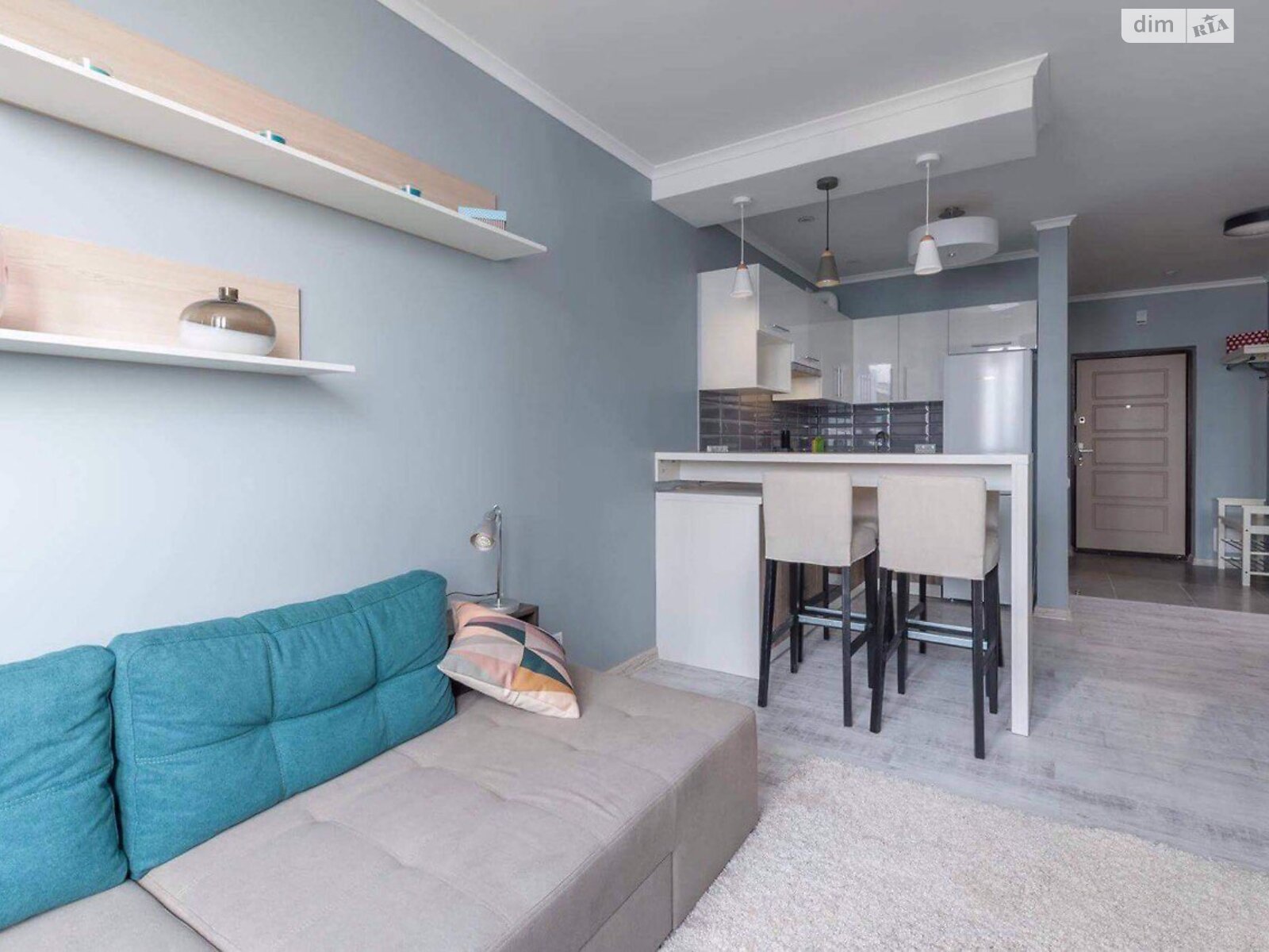 однокомнатная квартира в Киеве, район Осокорки, на ул. Завальная 10Г в аренду на долгий срок помесячно фото 1