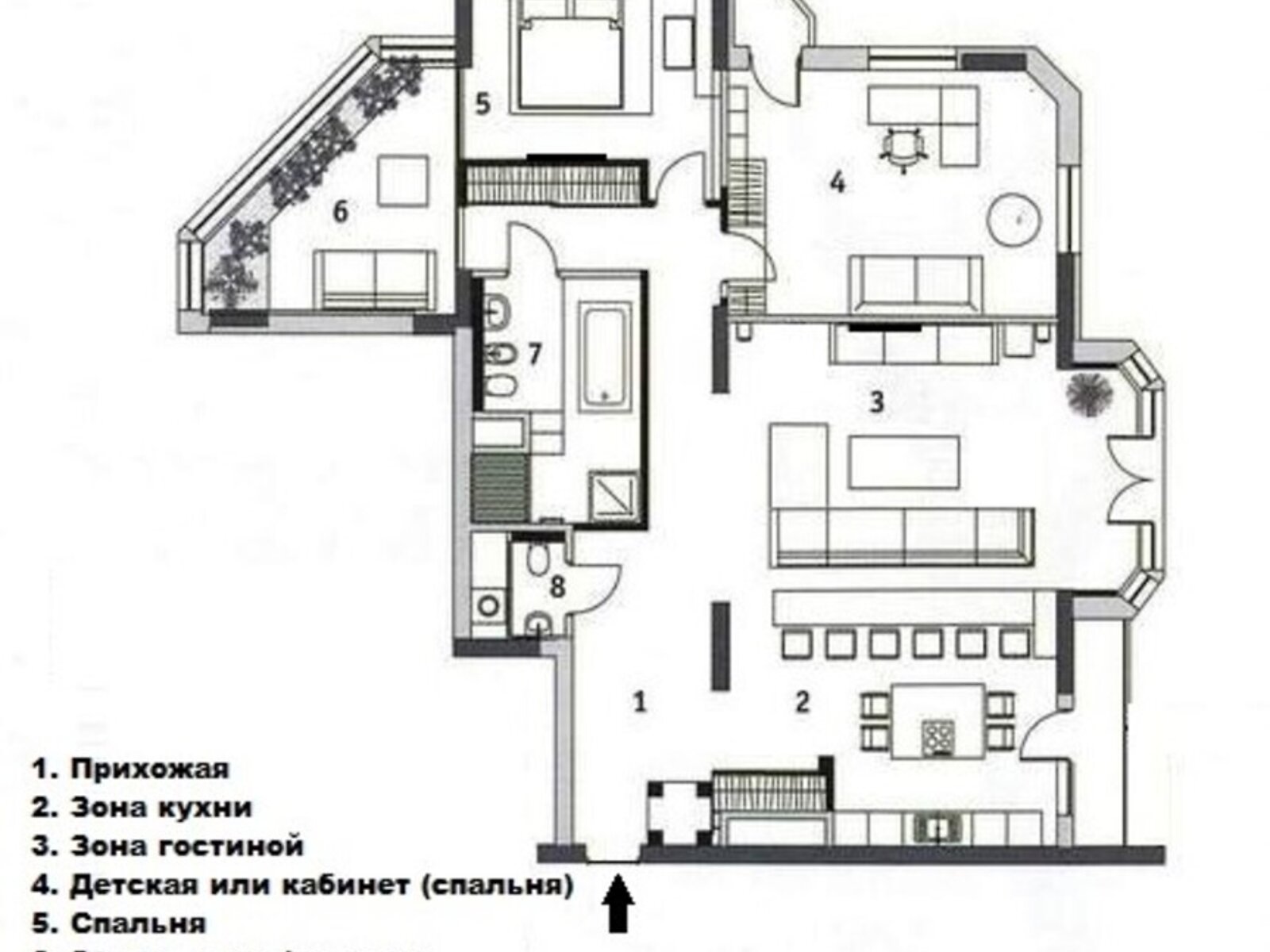 трехкомнатная квартира в Киеве, район Печерский, на пер. Щорса 32Б в аренду на долгий срок помесячно фото 1