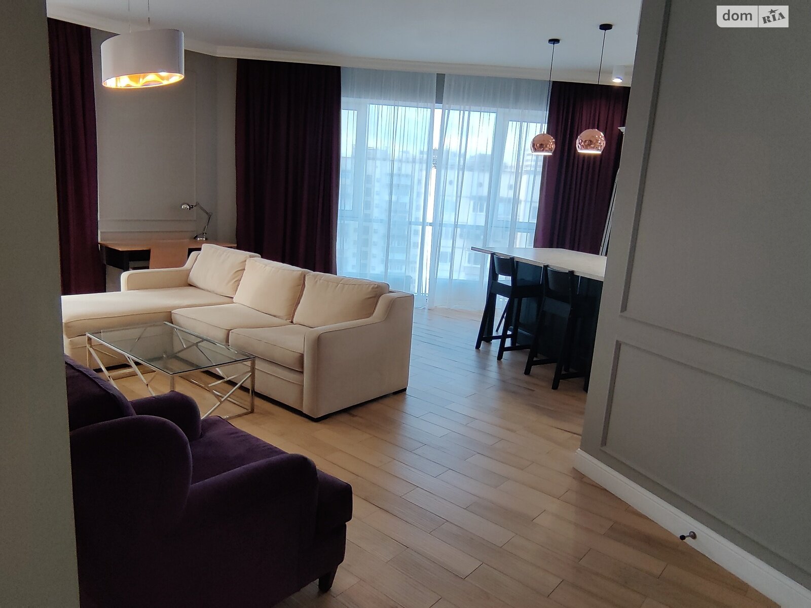 трехкомнатная квартира в Киеве, район Соломенский, на ул. Митрополита Василия Липковского 16А в аренду на долгий срок помесячно фото 1