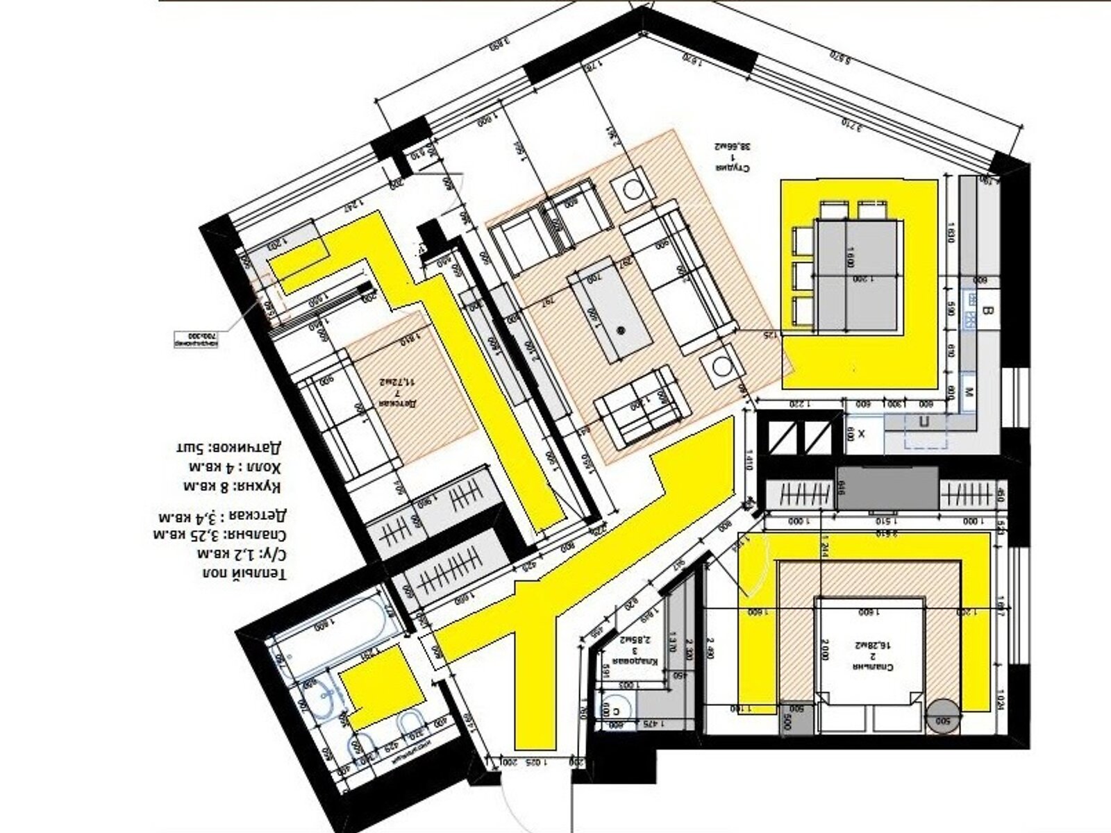 трехкомнатная квартира в Киеве, район Соломенский, на ул. Митрополита Василия Липковского 16А в аренду на долгий срок помесячно фото 1