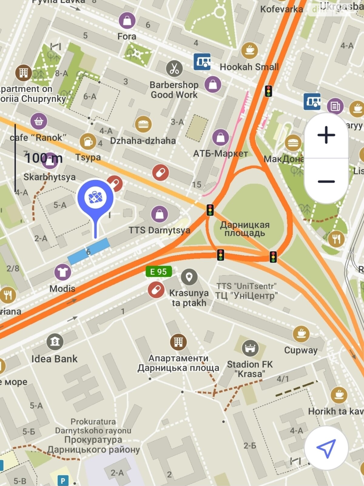 двухкомнатная квартира в Киеве, район Соцгород, на просп. Соборности 6 в аренду на долгий срок помесячно фото 1