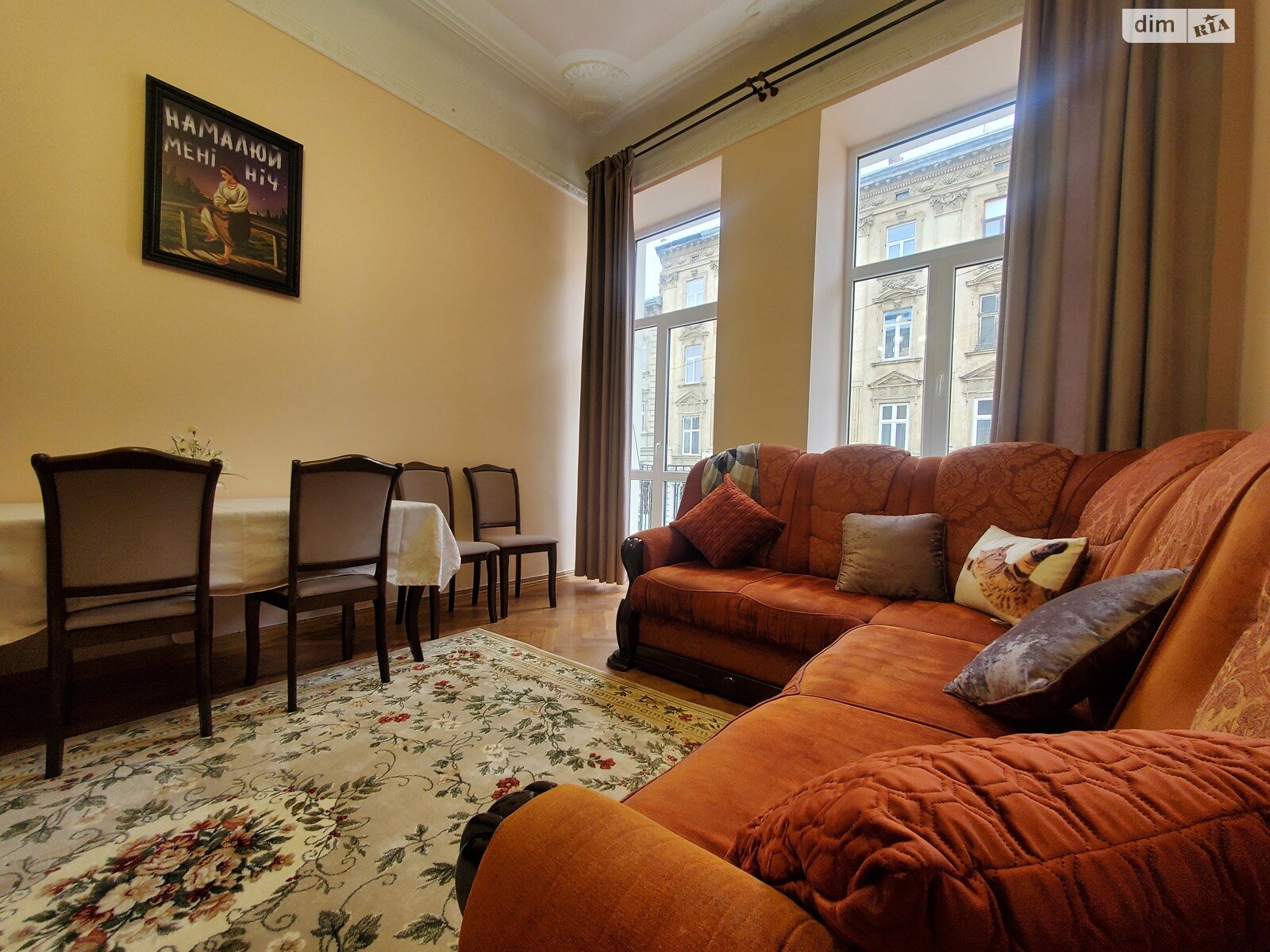 двухкомнатная квартира с ремонтом в Львове, район Лычаковский, на ул. Лычаковская 36, кв. 5 в аренду на долгий срок помесячно фото 1