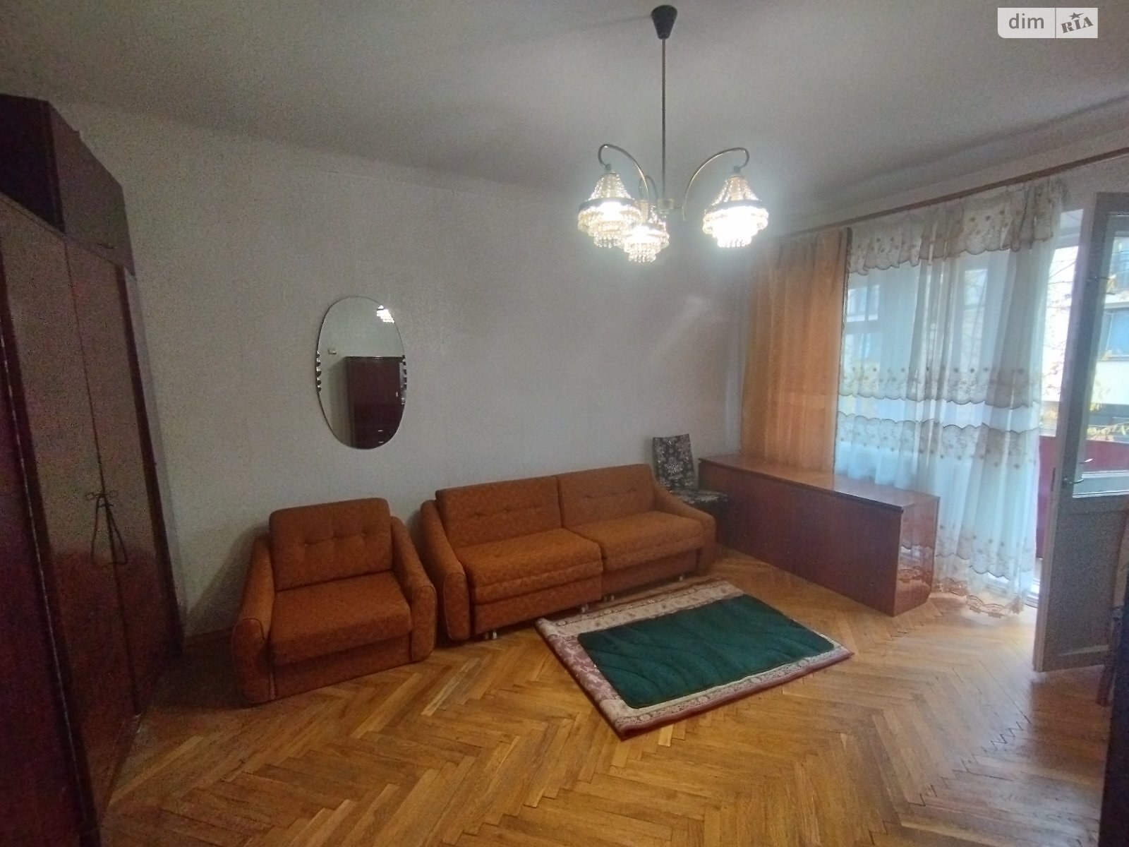 однокомнатная квартира в Львове, район Вулька, на ул. Карпинца Ивана 6 в аренду на долгий срок помесячно фото 1