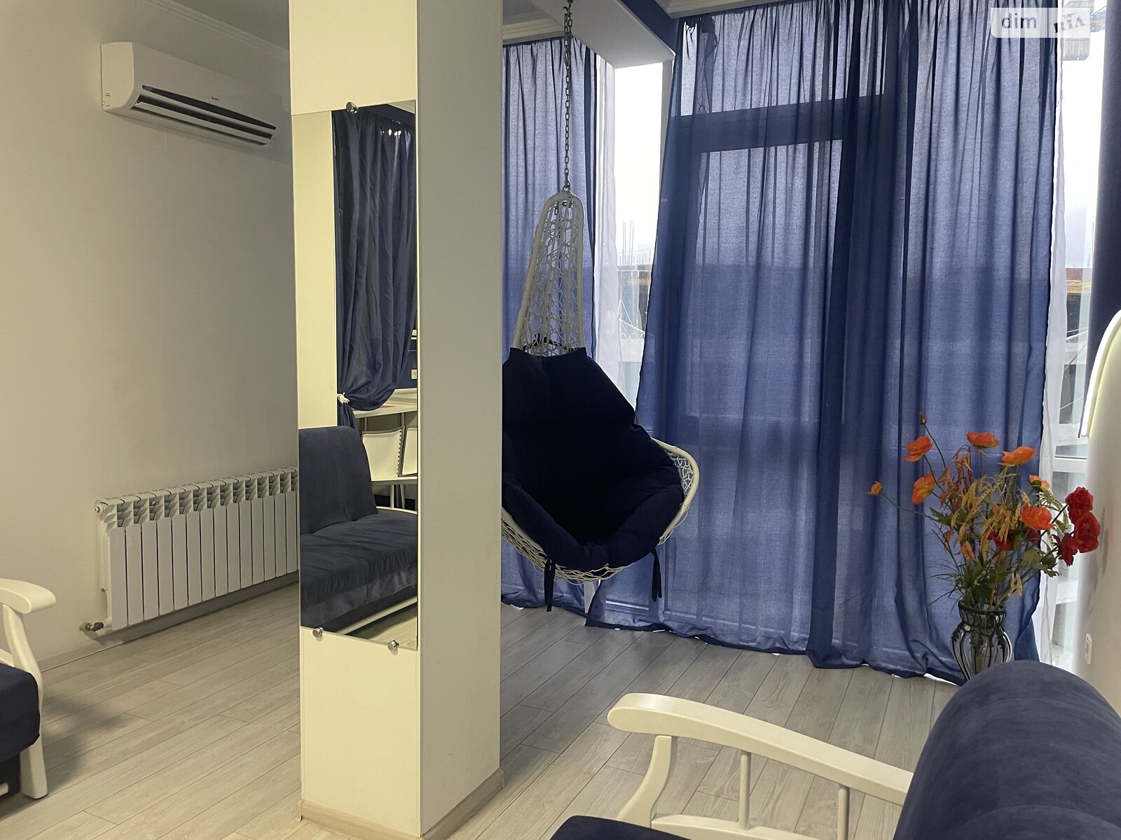 однокомнатная квартира в Одессе, район Аркадия, на плато Аркадийское 5/2 в аренду на долгий срок помесячно фото 1