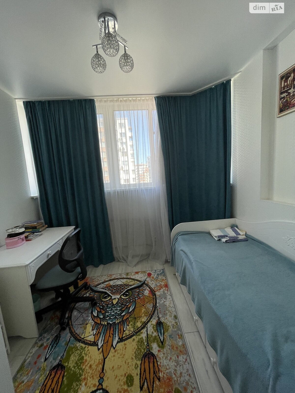 однокімнатна квартира з ремонтом в Одесі, район Київський, на мас. Радужний 20 в довготривалу оренду помісячно фото 1