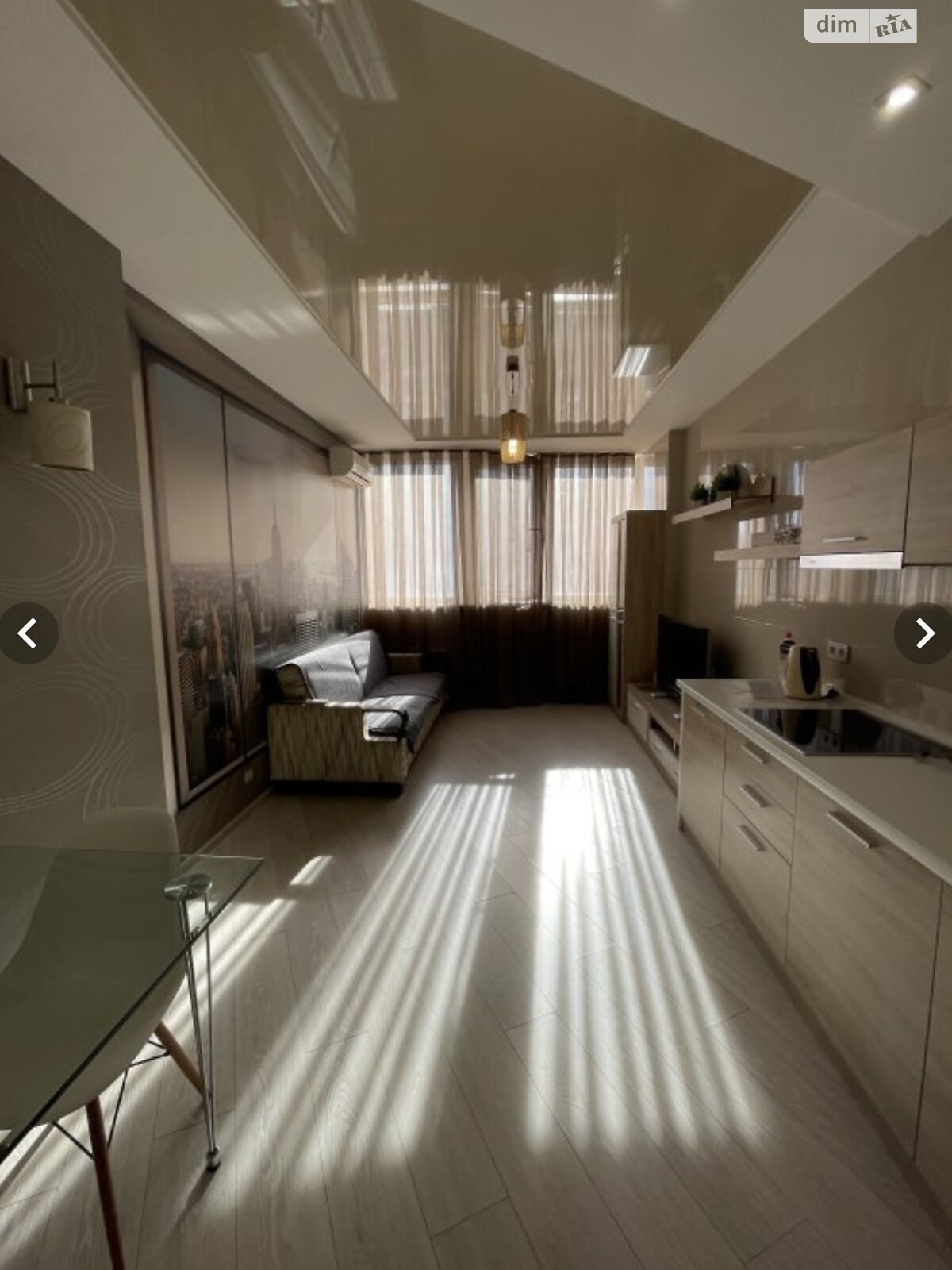 однокімнатна квартира з ремонтом в Одесі, район Київський, на мас. Радужний 15 в довготривалу оренду помісячно фото 1