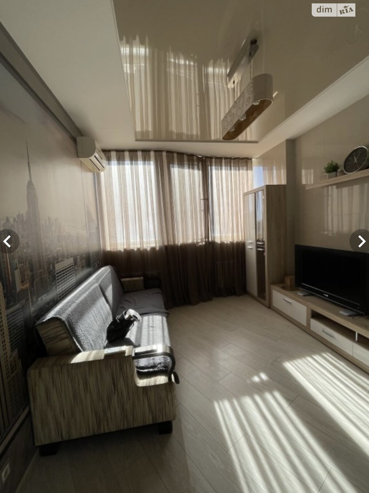 однокімнатна квартира з ремонтом в Одесі, район Київський, на мас. Радужний 15 в довготривалу оренду помісячно фото 1