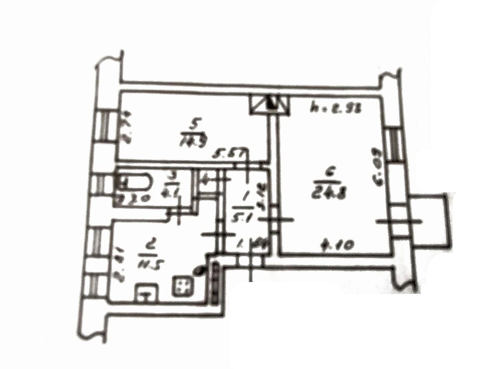 двокімнатна квартира в Одесі, район Молдаванка, на вул. Степова (Молдованка) в довготривалу оренду помісячно фото 1