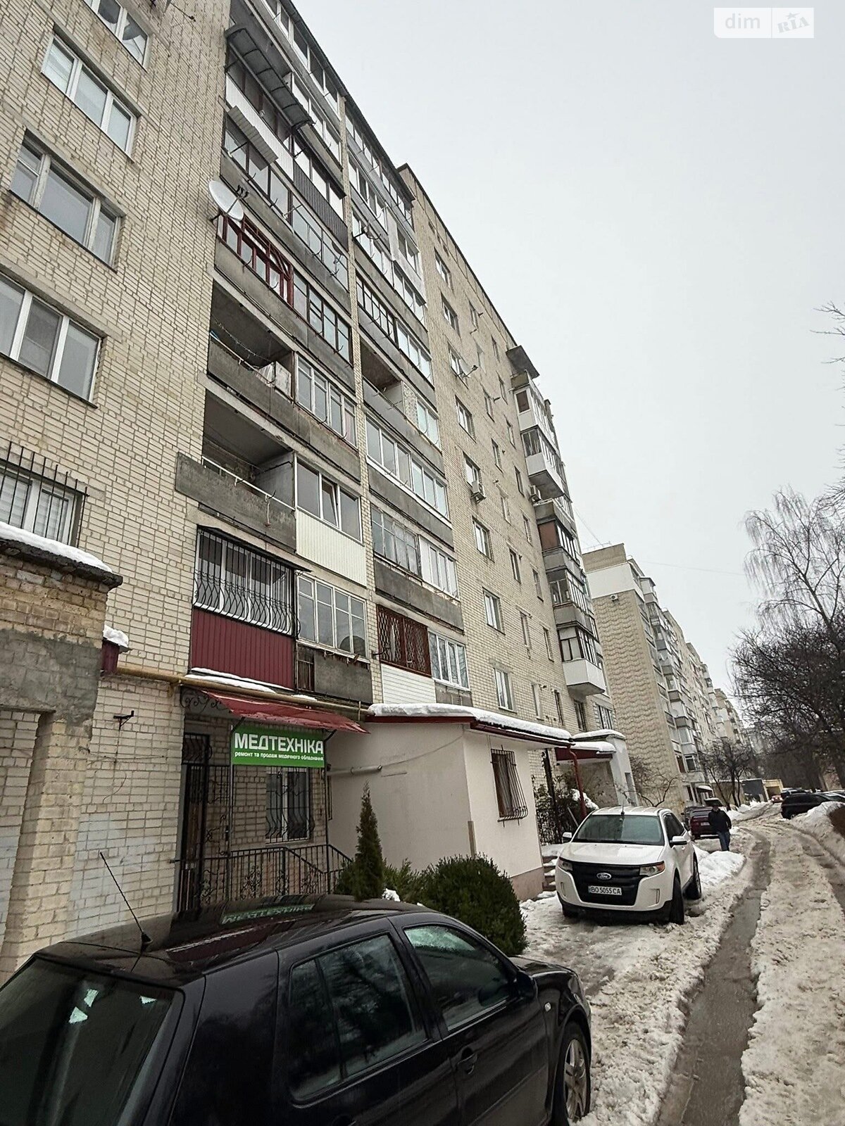 двухкомнатная квартира в Тернополе, район Восточный, на ул. Леси Украинки 10 в аренду на долгий срок помесячно фото 1