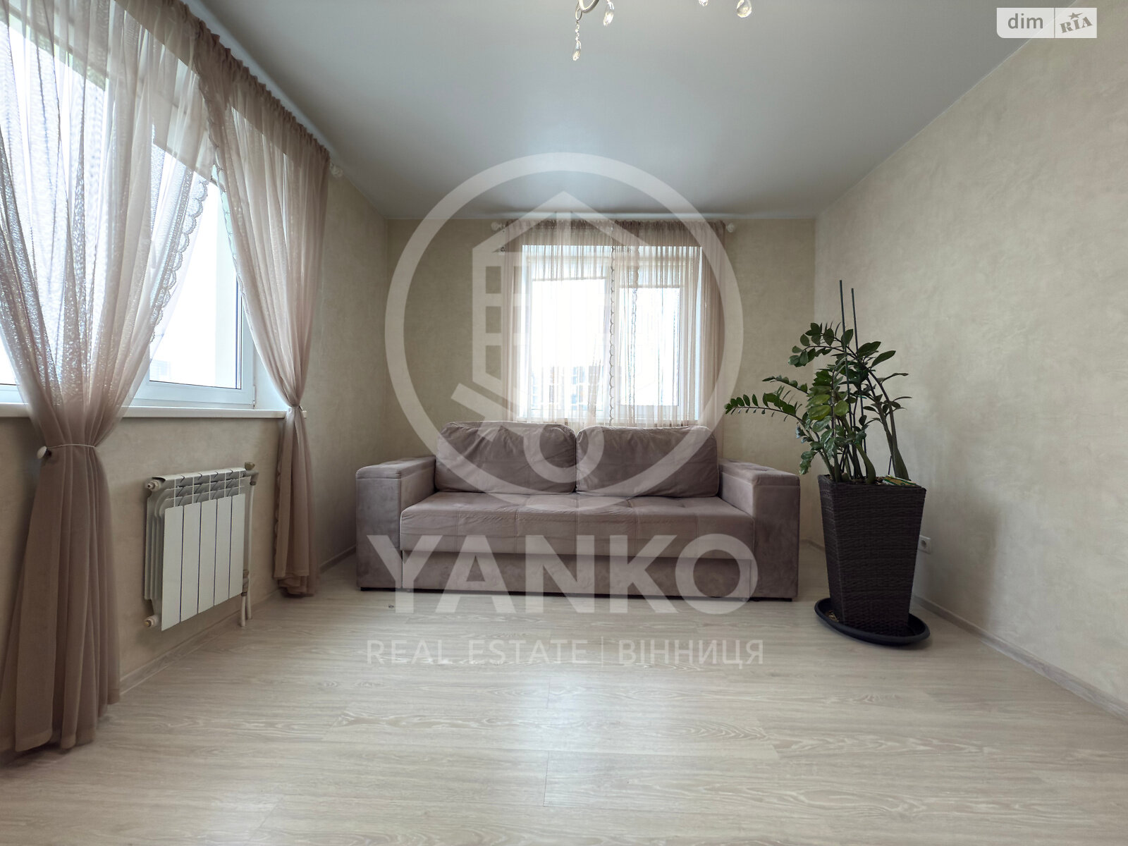 двухкомнатная квартира в Виннице, на ул. Пляжная в аренду на долгий срок помесячно фото 1