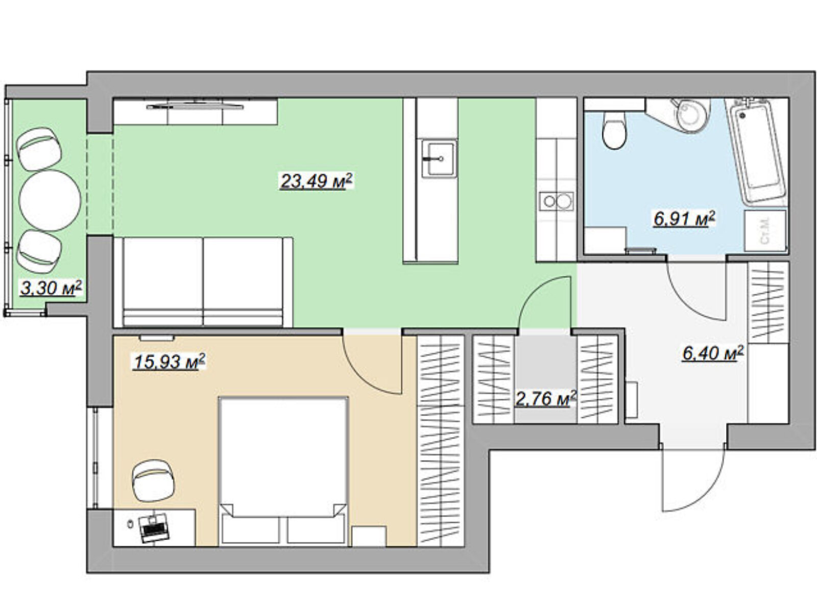 двокімнатна квартира в Вінниці, район Слов’янка, на вул. Болгарська в довготривалу оренду помісячно фото 1 двокімнатна квартира в Вінниці, район Слов’янка, на вул. Болгарська в довготривалу оренду помісячно фото 1