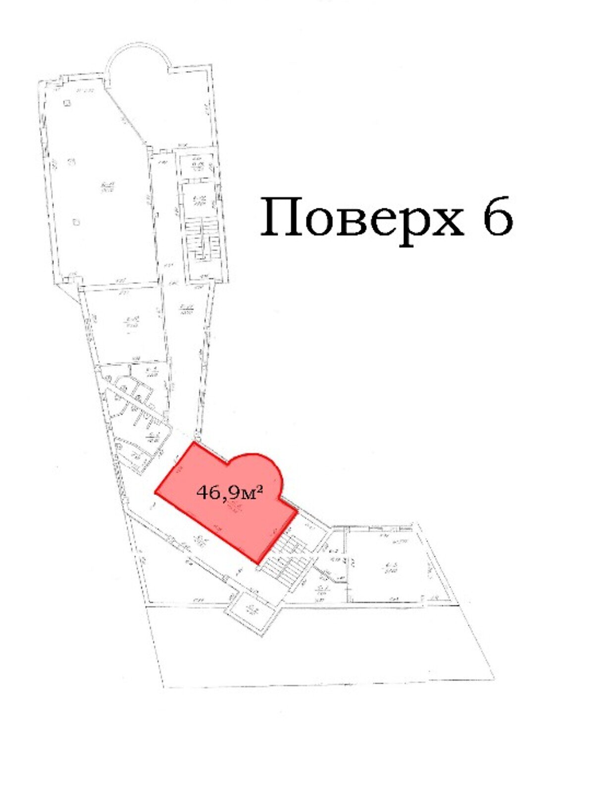 Аренда офисного помещения в Черновцах, Шевченко Тараса улица 28, помещений - 1, этаж - 6 фото 1 Аренда офисного помещения в Черновцах, Шевченко Тараса улица 28, помещений - 1, этаж - 6 фото 1