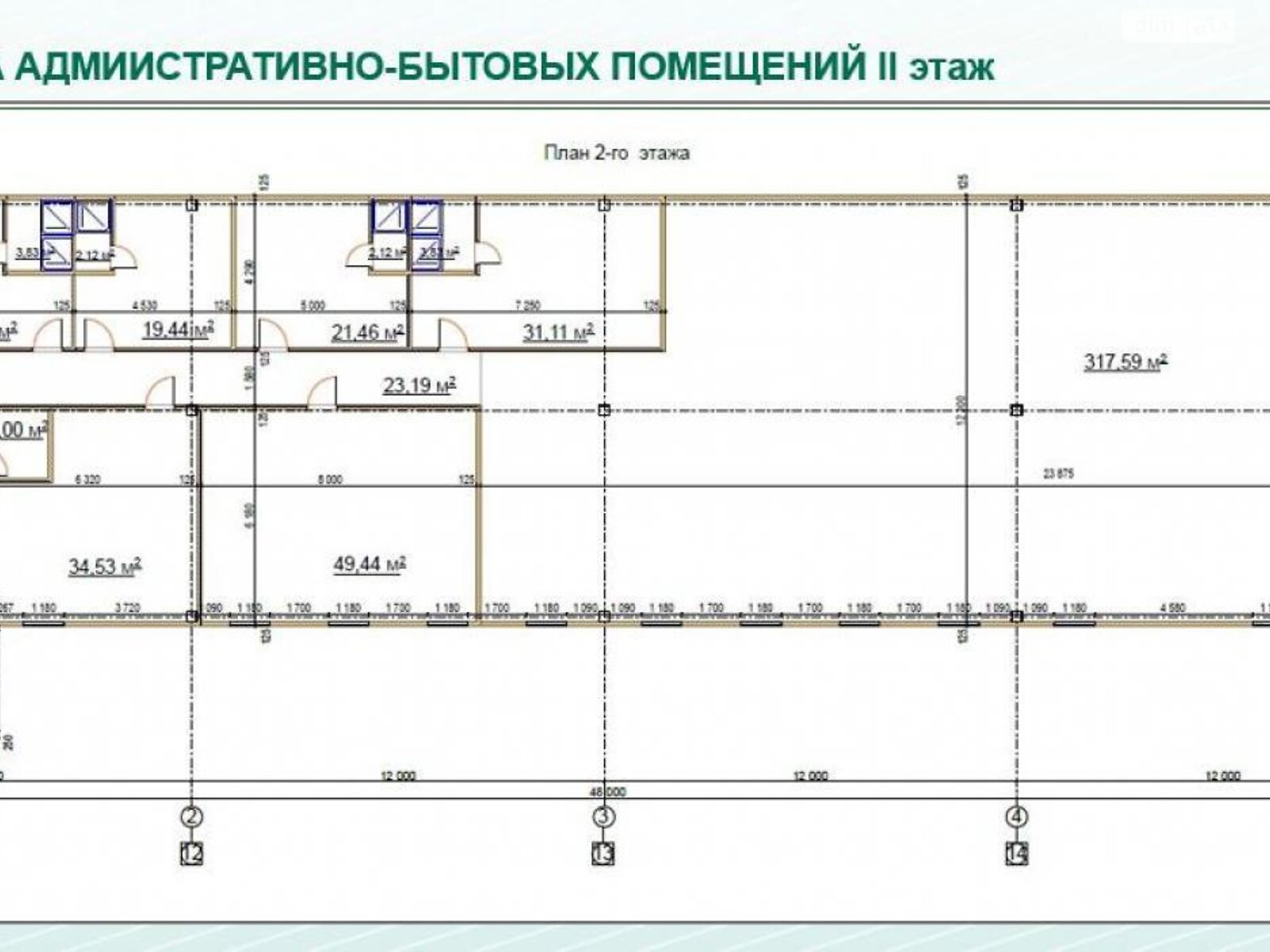 Аренда офисного помещения в Днепре, Передовая улица, помещений - 1, этаж - 1 фото 1