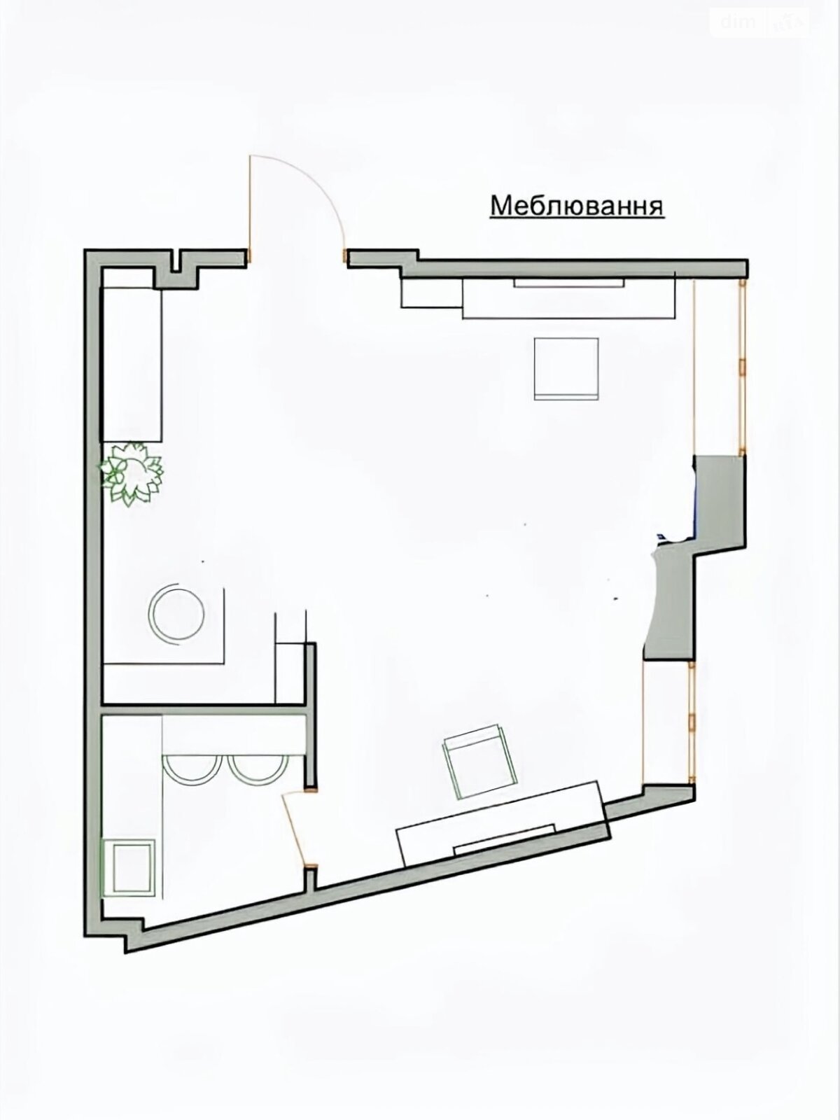 Аренда офисного помещения в Хмельницком, Проскуровская улица, помещений - 1, этаж - 4 фото 1 Аренда офисного помещения в Хмельницком, Проскуровская улица, помещений - 1, этаж - 4 фото 1
