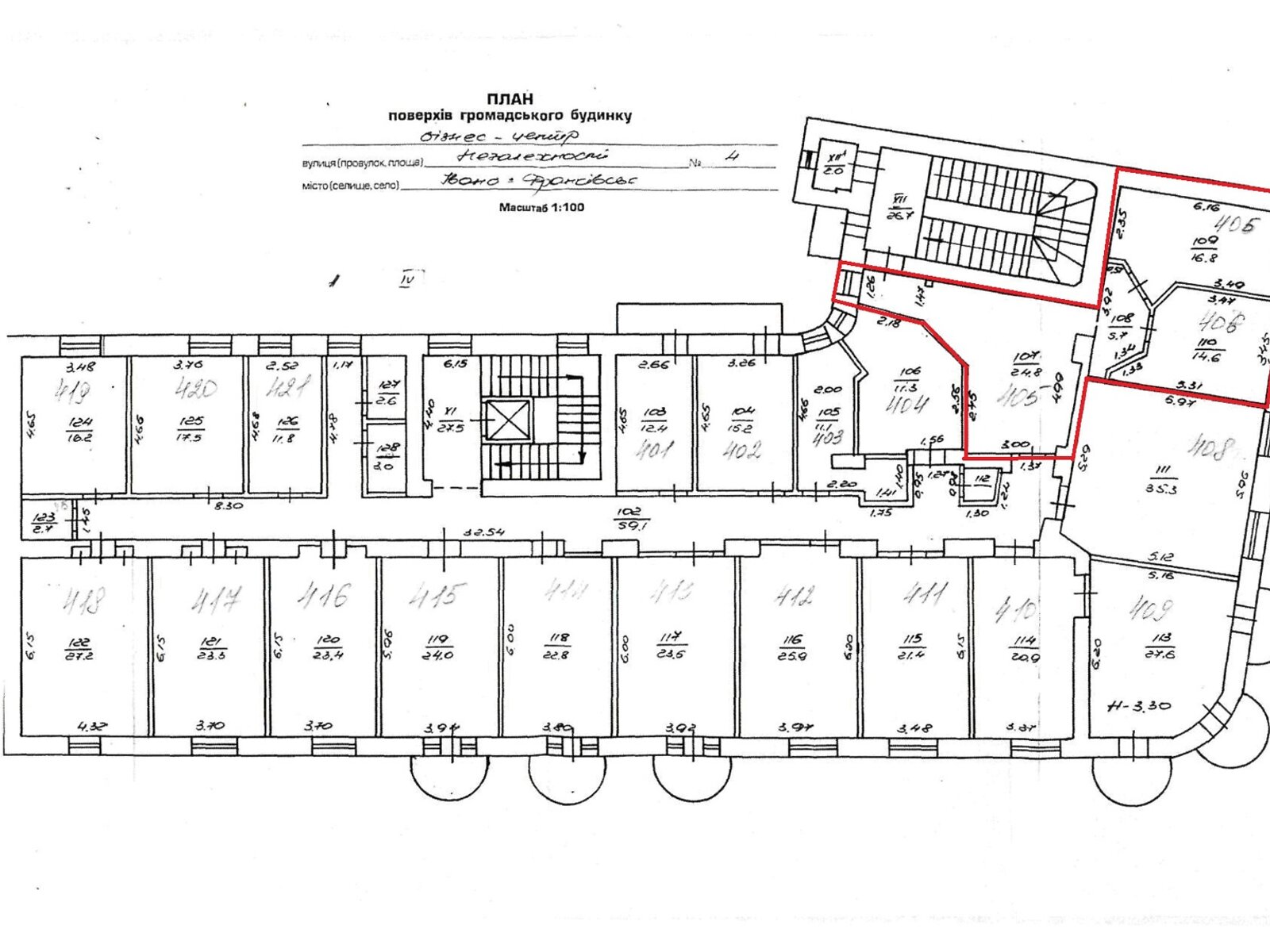Оренда офісного приміщення в Івано-Франківську, Незалежності вулиця 4, приміщень - 3, поверх - 4 фото 1 Оренда офісного приміщення в Івано-Франківську, Незалежності вулиця 4, приміщень - 3, поверх - 4 фото 1