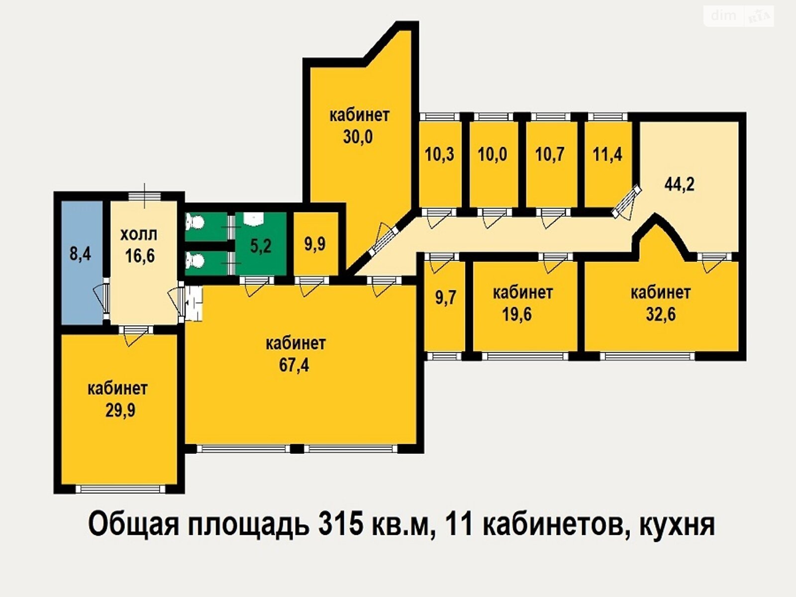 Аренда офисного помещения в Киеве, Березняковская улица 29, помещений - 11, этаж - 2 фото 1