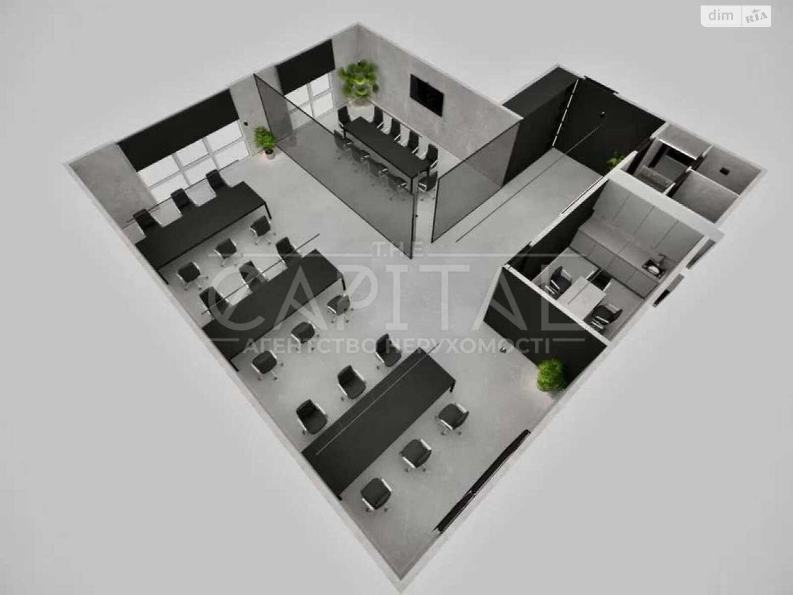 Оренда офісного приміщення в Києві, Ділова вулиця 2Б, приміщень - 4, поверх - 17 фото 1