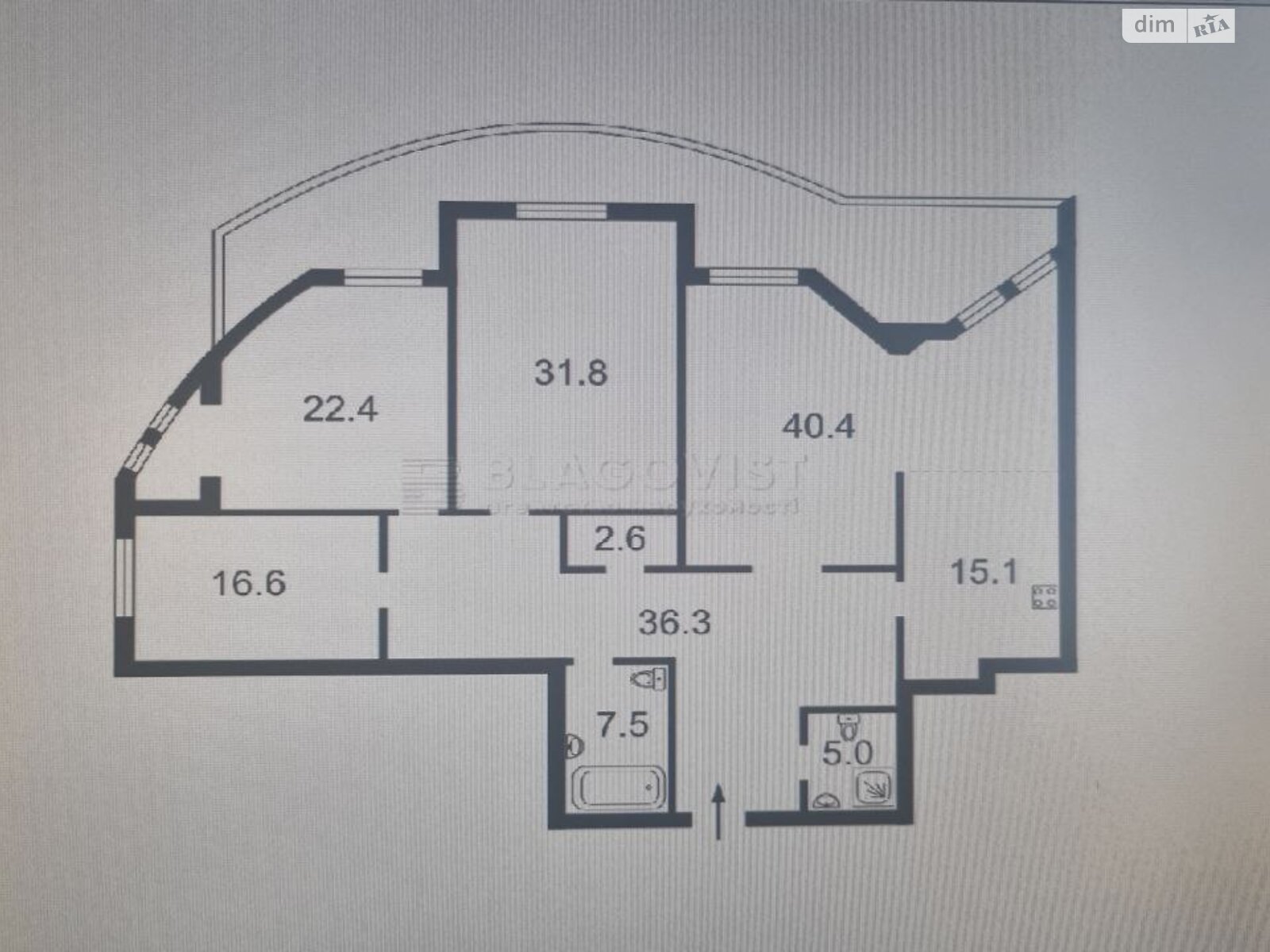 Аренда офисного помещения в Киеве, Шота Руставели улица 44, помещений - 6, этаж - 6 фото 1