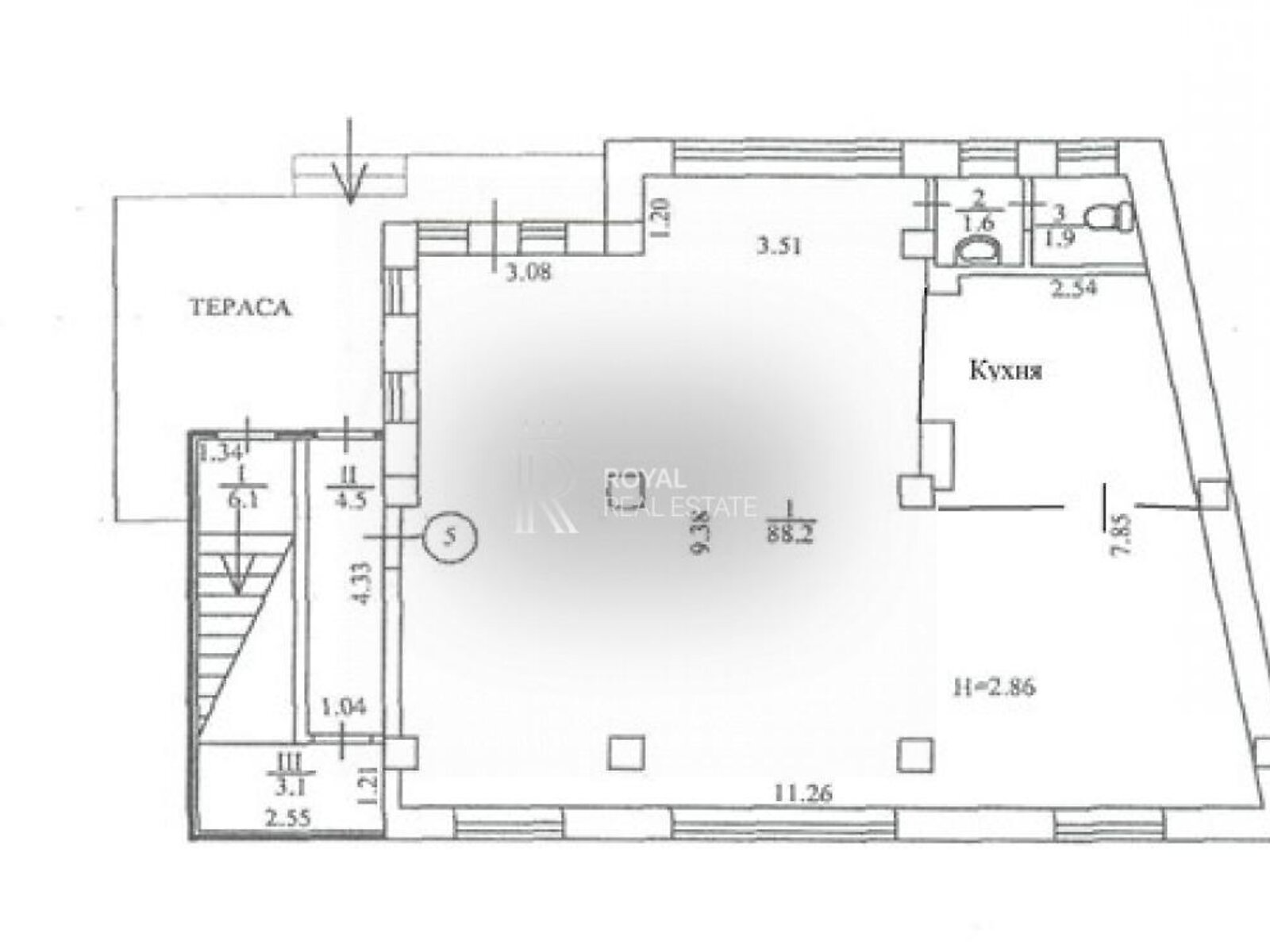 Аренда офисного помещения в Киеве, Василия Тютюнника улица, помещений - 1 фото 1