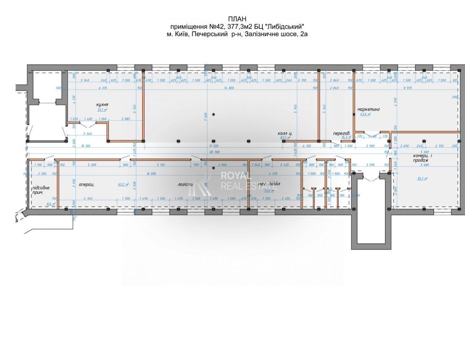 Аренда офисного помещения в Киеве, Железнодорожное шоссе 2А, помещений - 10, этаж - 4 фото 1